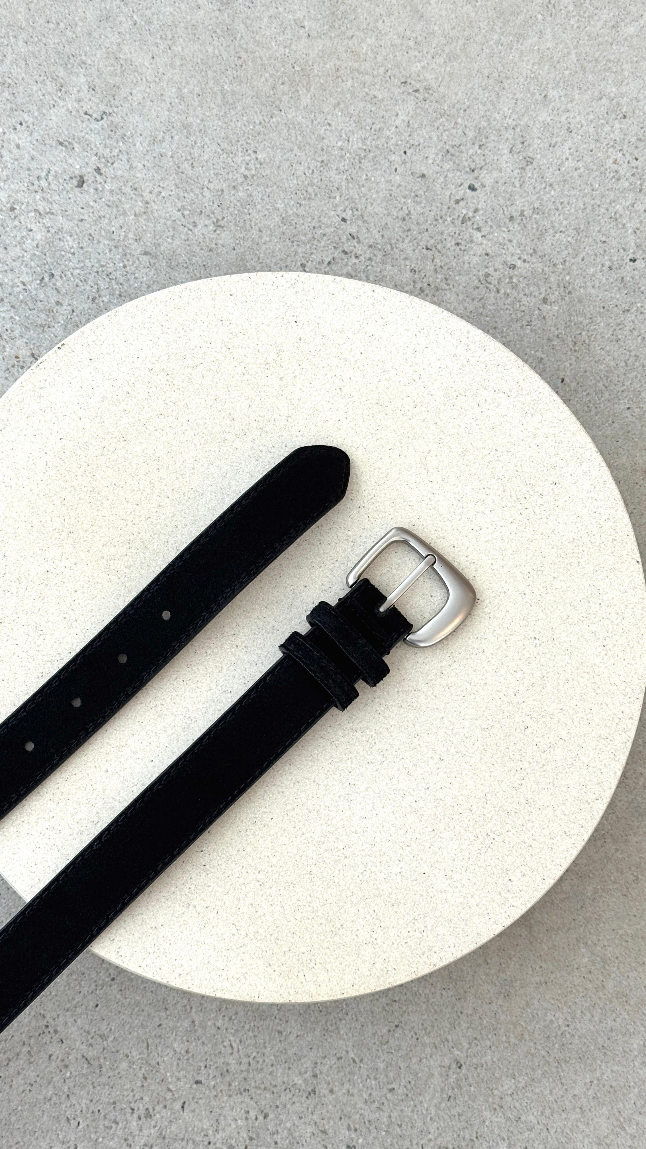 Zoey Belt - Black/Silver