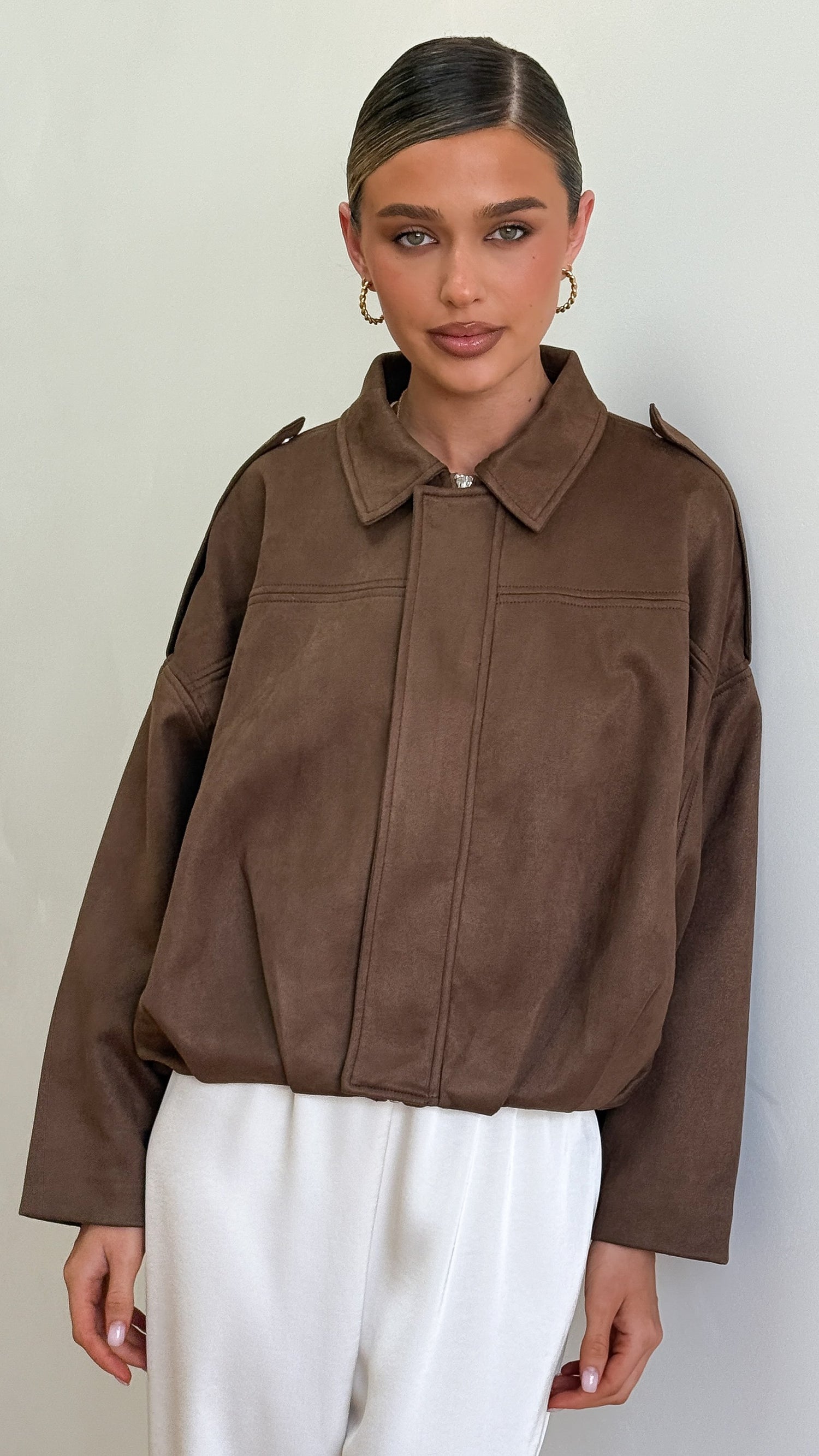Phoenix Bomber Jacket - Brown - Billy J