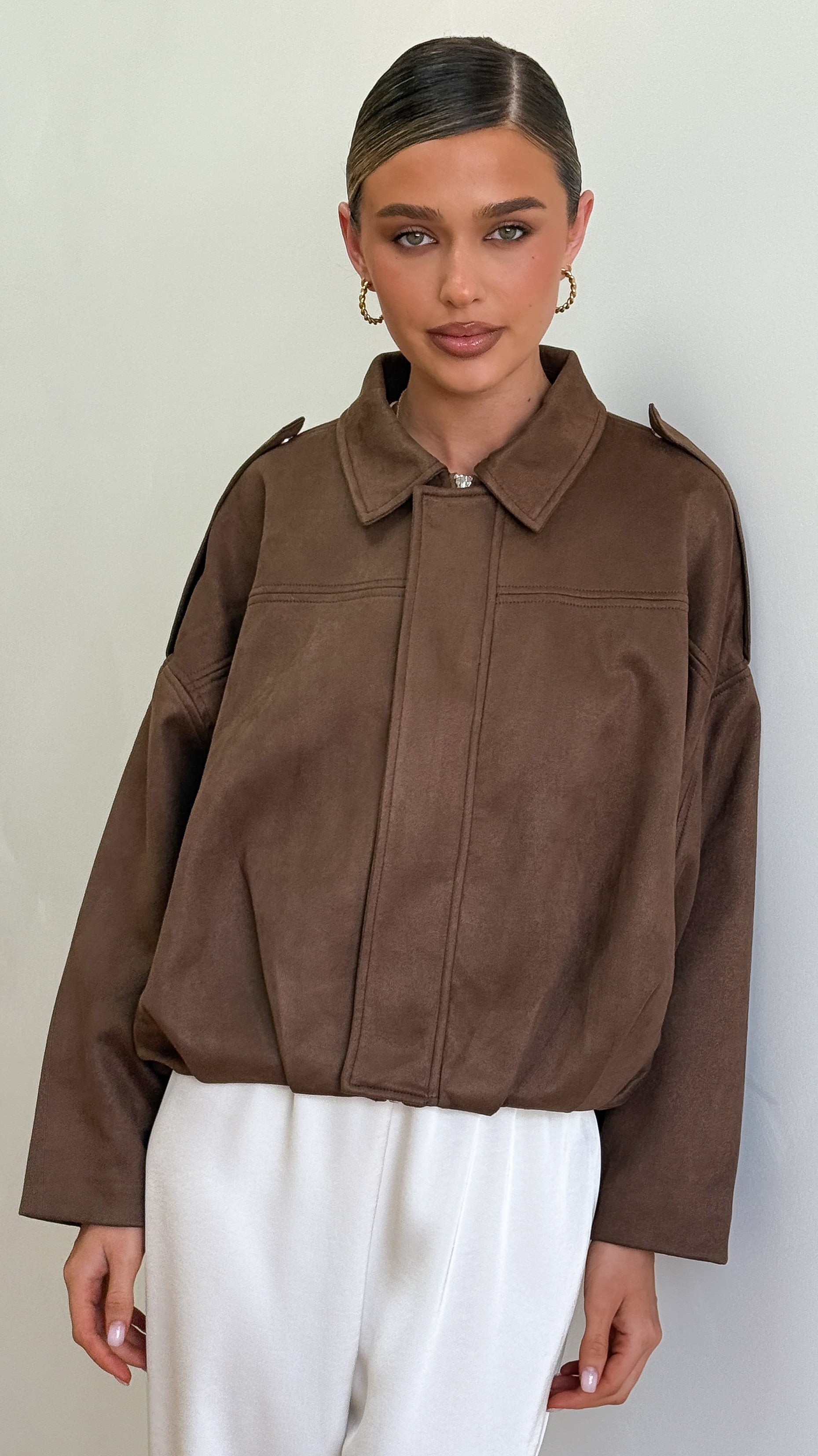 Phoenix Bomber Jacket - Brown - Billy J