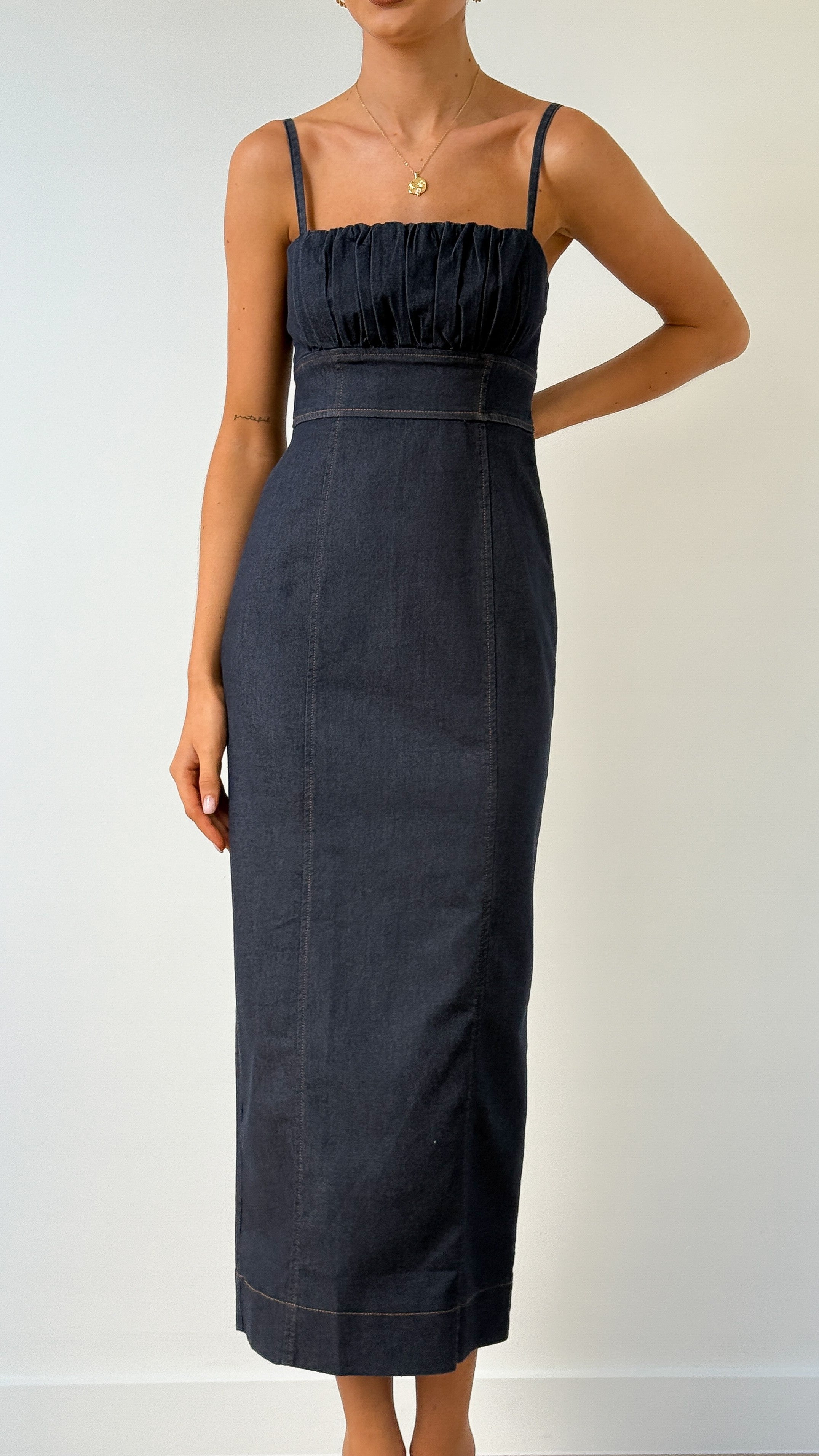 Kiara Maxi Dress - Indigo - Billy J
