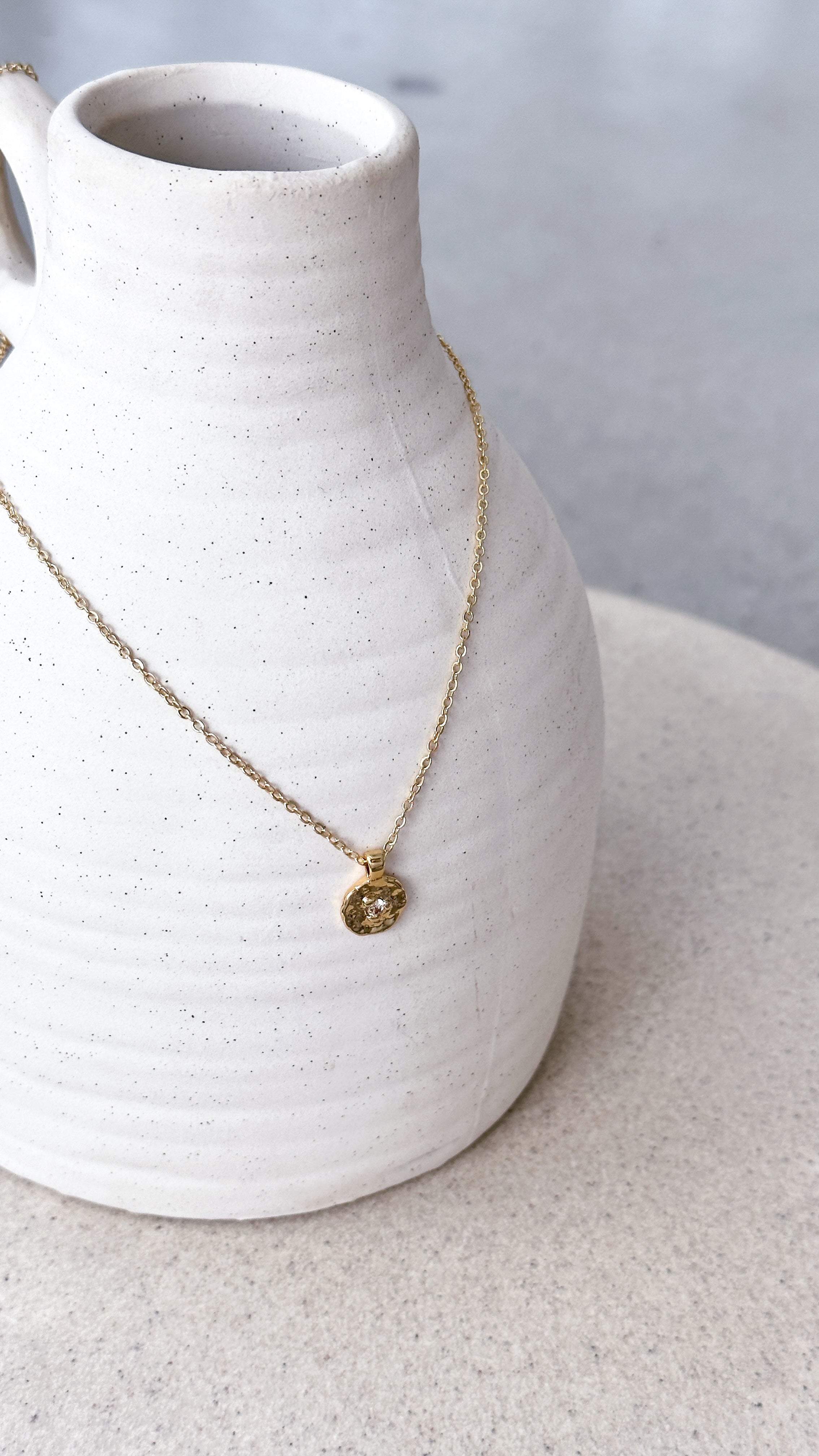 April Birthstone Necklace - Crystal - Billy J