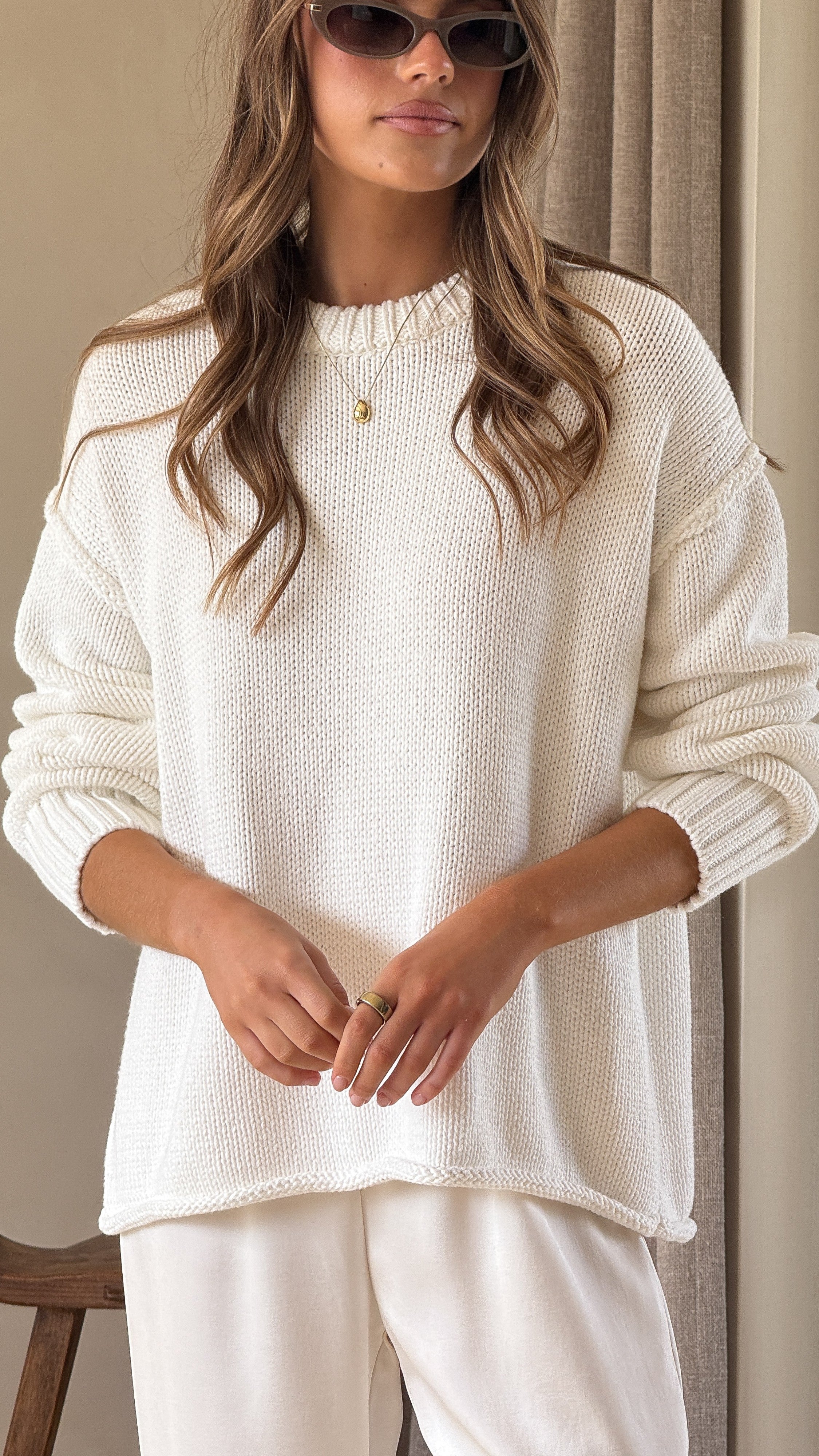 Jase Knit - White - Billy J