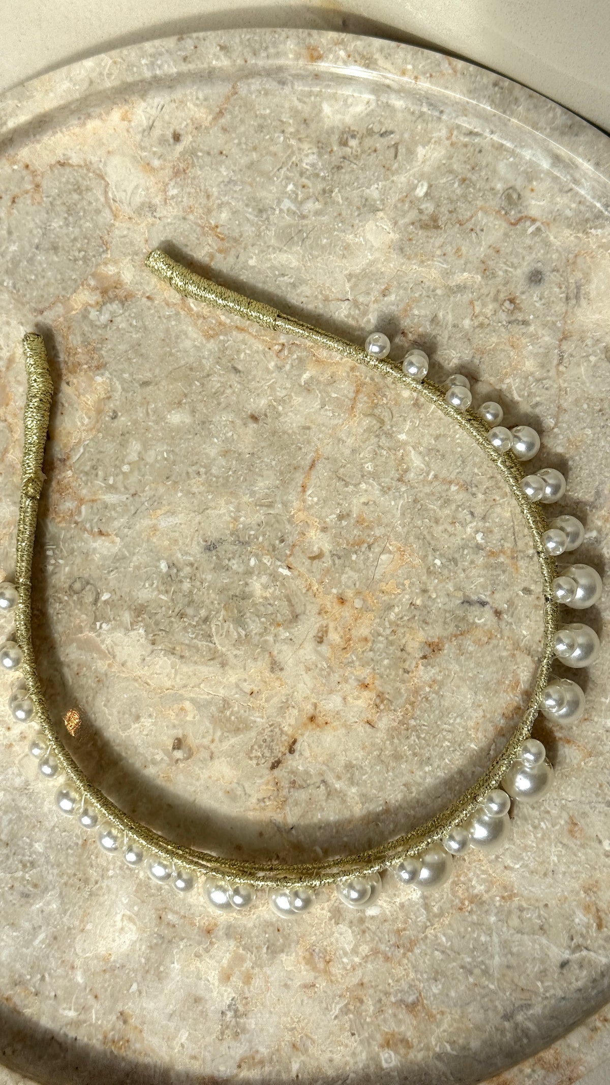 Diva Pearl Statement Headband - Pearl - Billy J