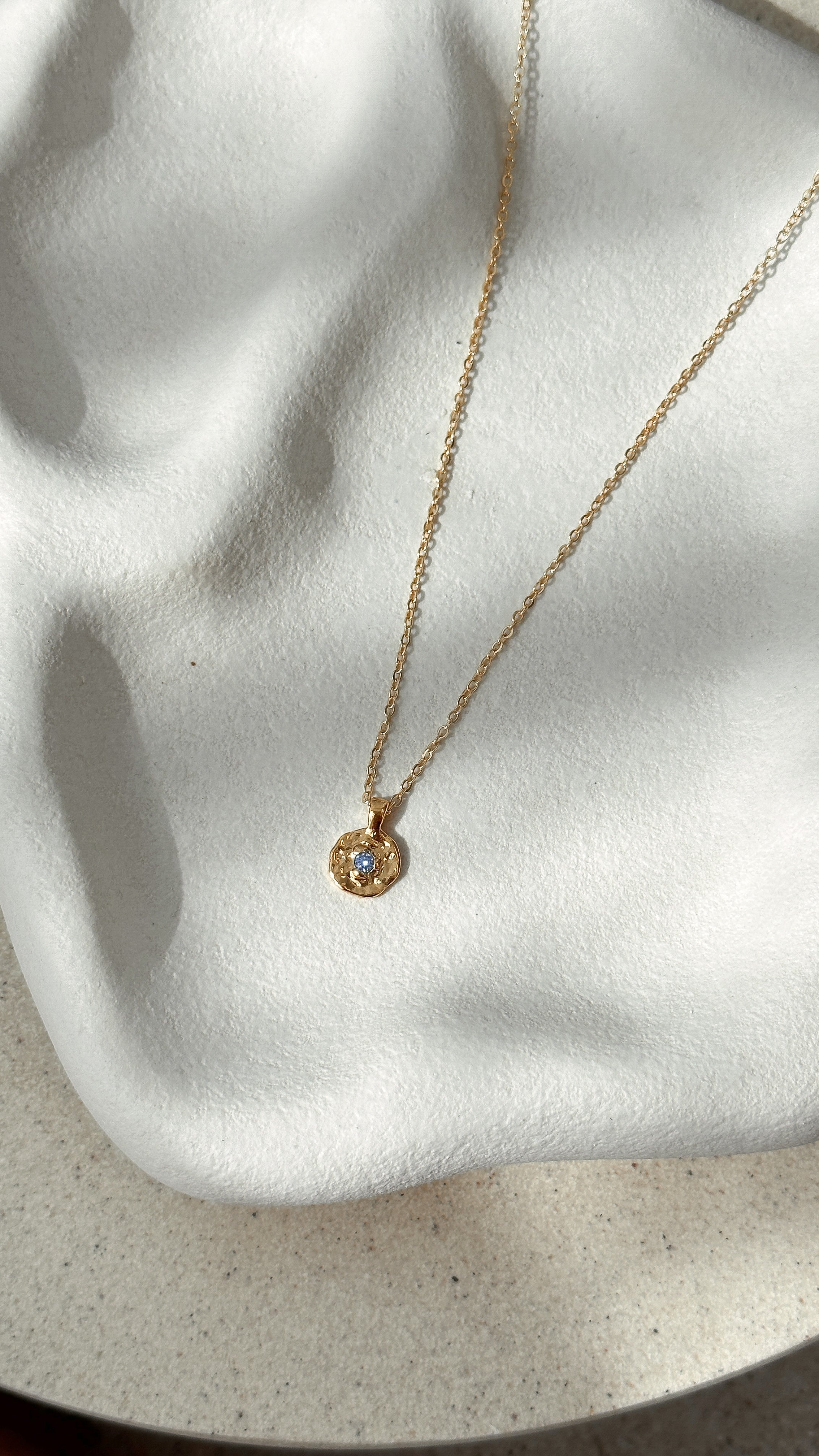 September Birthstone Necklace - Sapphire - Billy J
