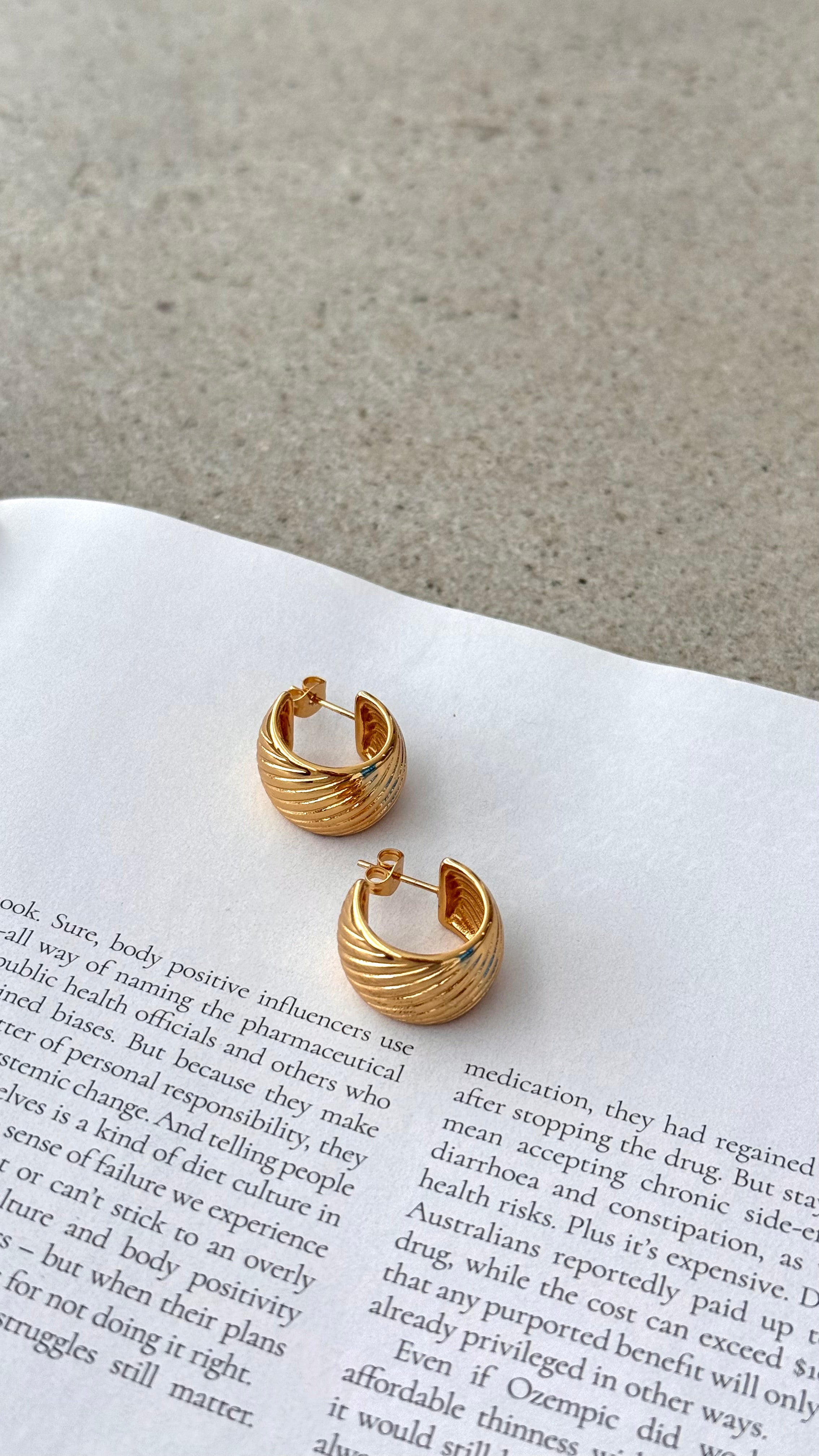 Ziggy Earrings - Gold - Billy J