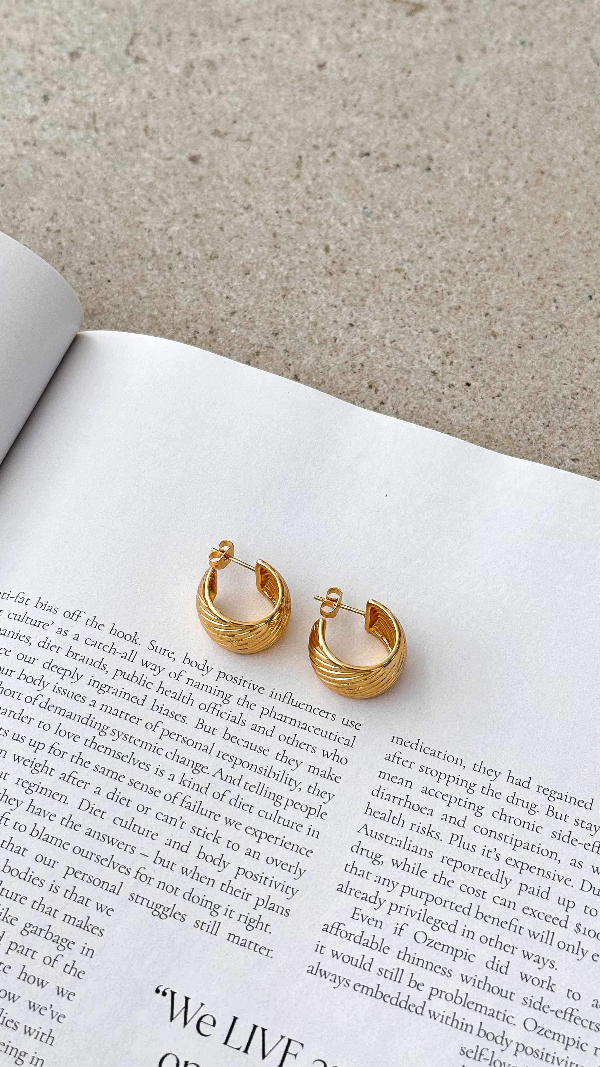 Ziggy Earrings - Gold - Billy J