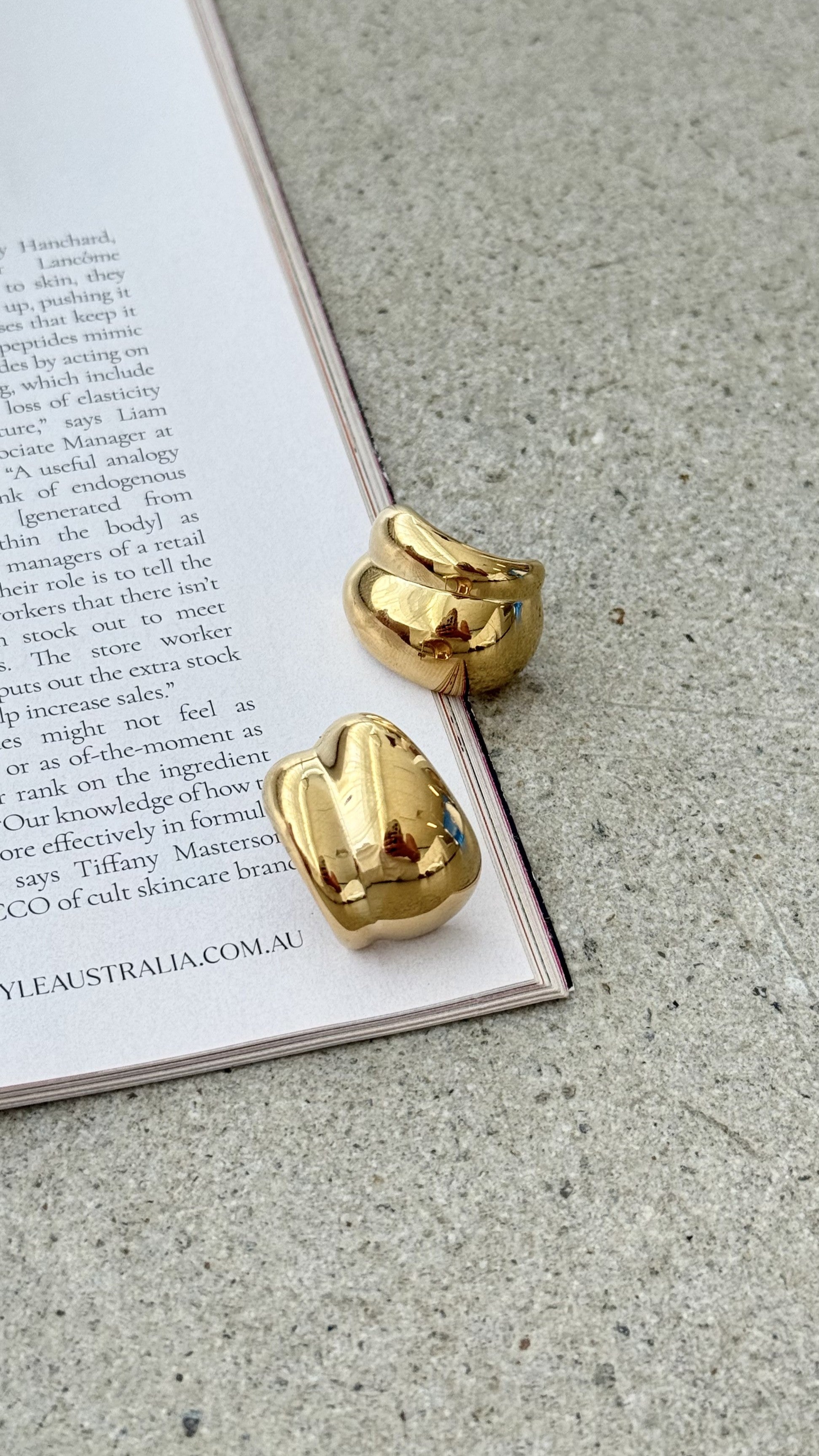 Kiara Earrings - Gold - Billy J
