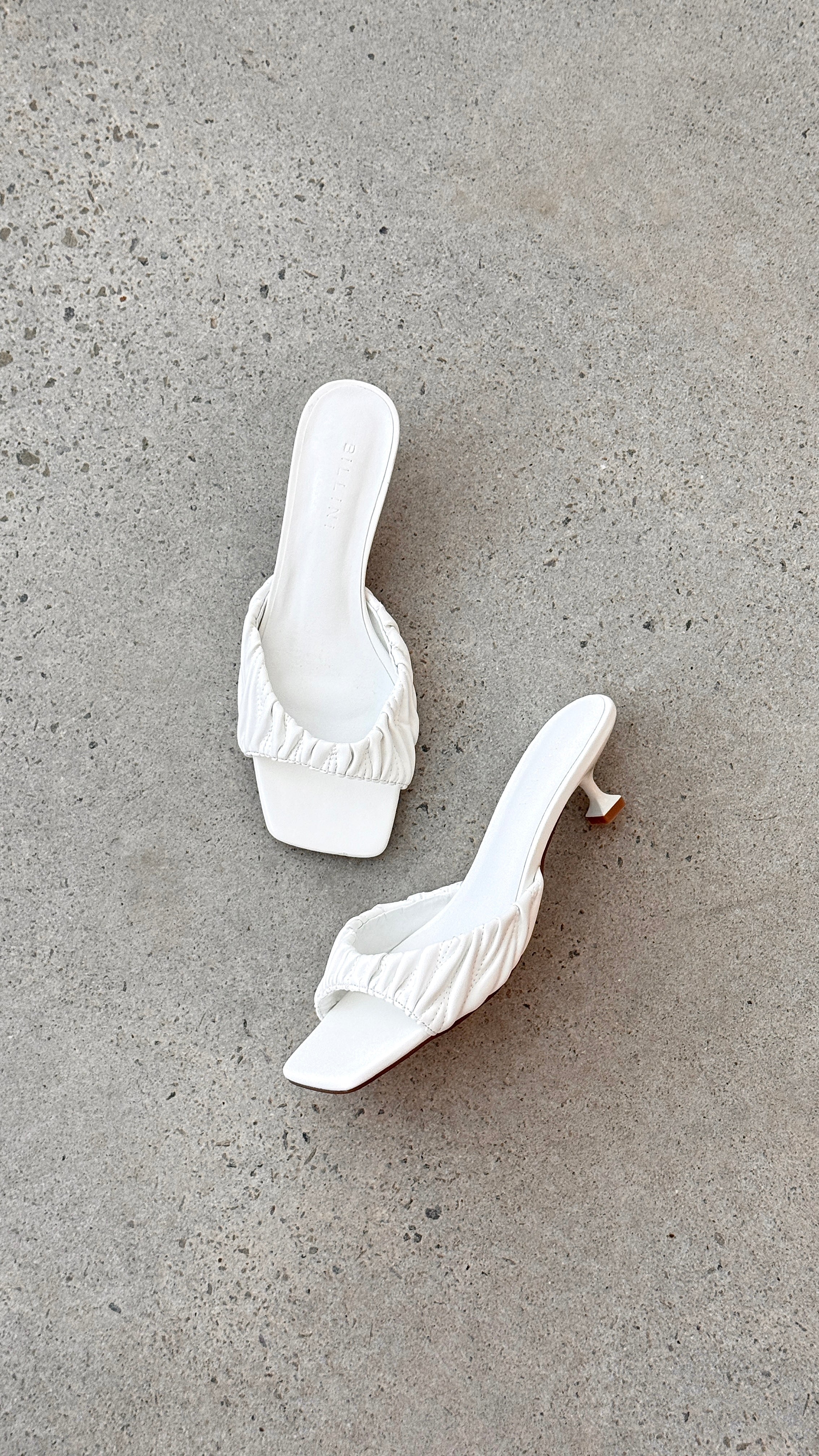 Pilar Heel - White - Billy J