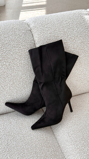 Nour Boots - Black Suede - Billy J