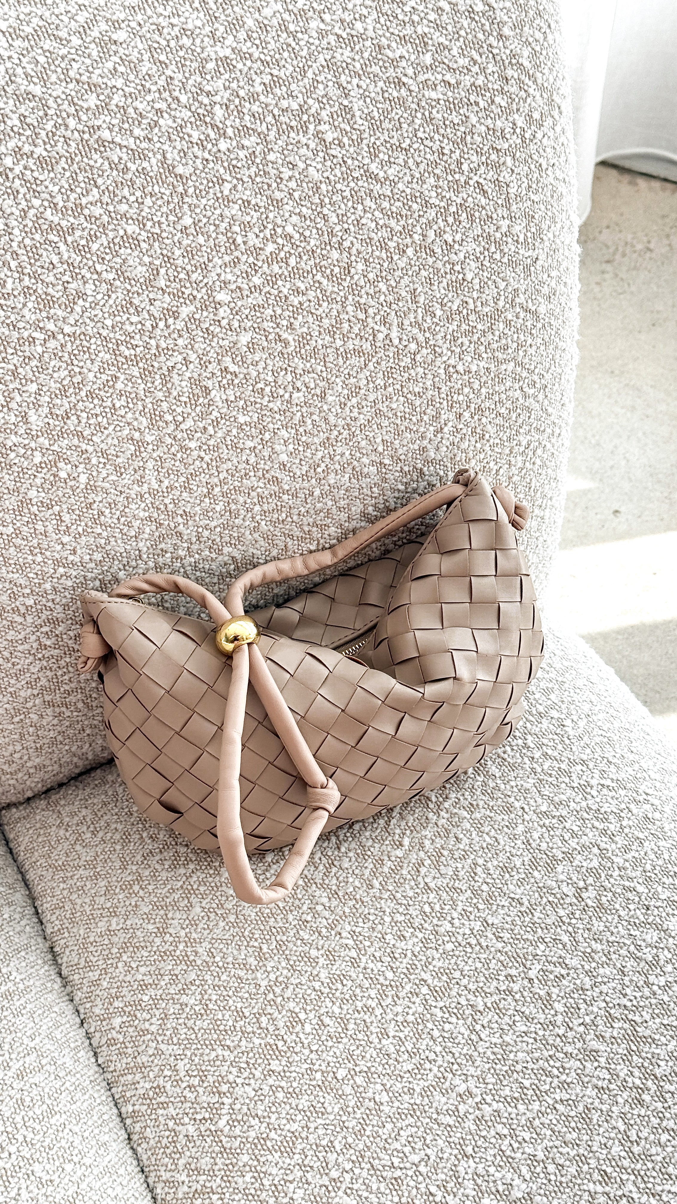 Kacey Handle Bag - Stone - Billy J