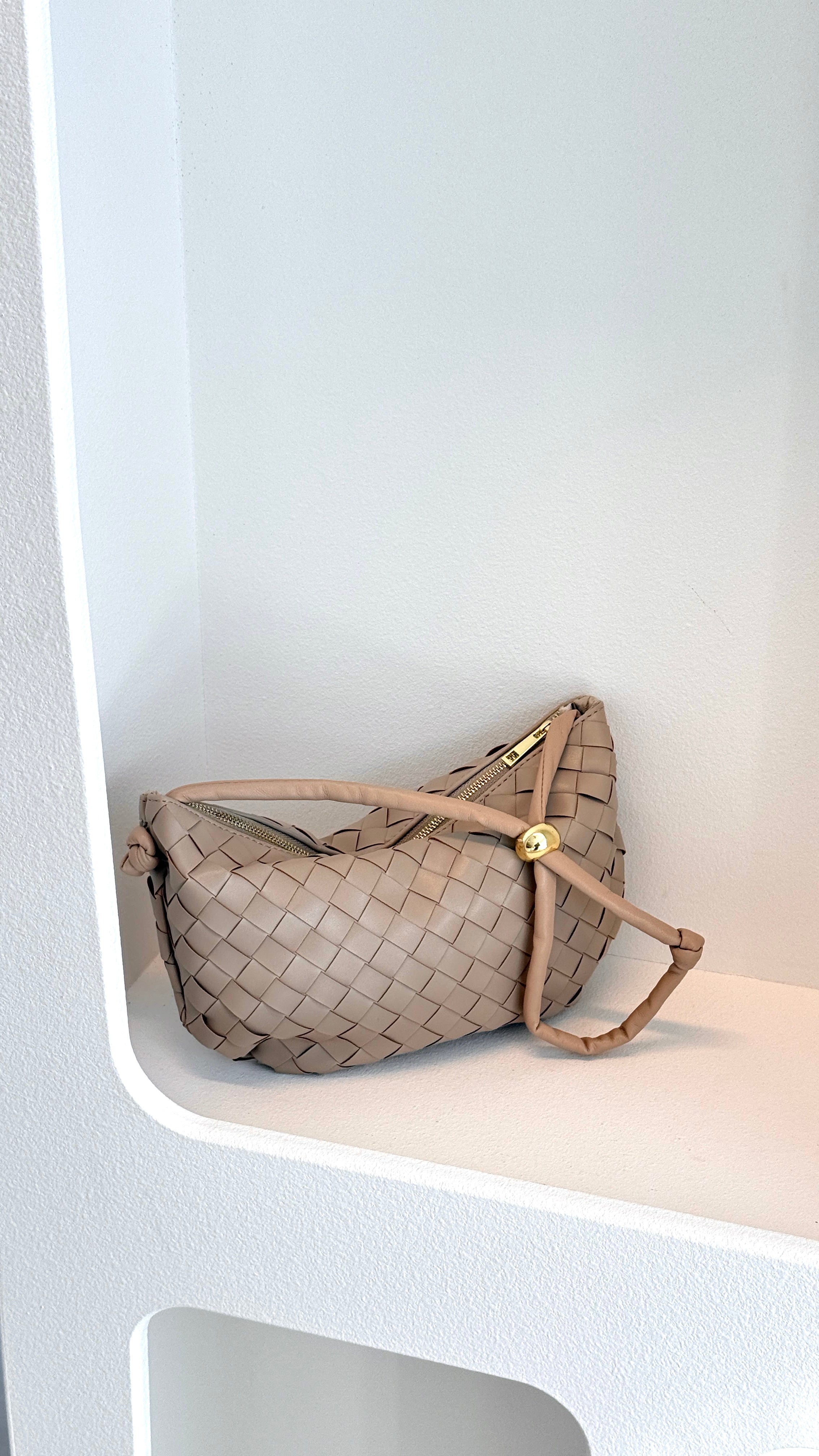 Kacey Handle Bag - Stone - Billy J