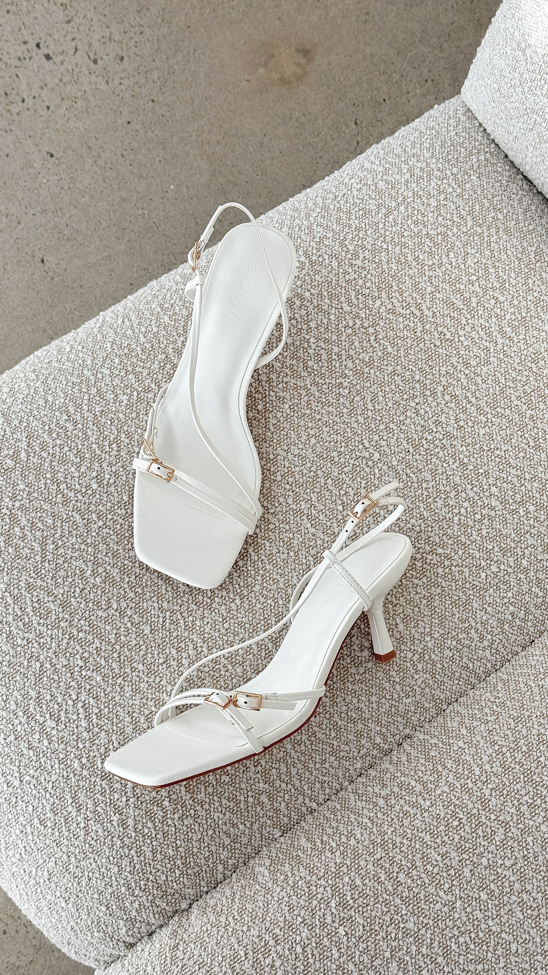 Toshie Heel - White - Billy J