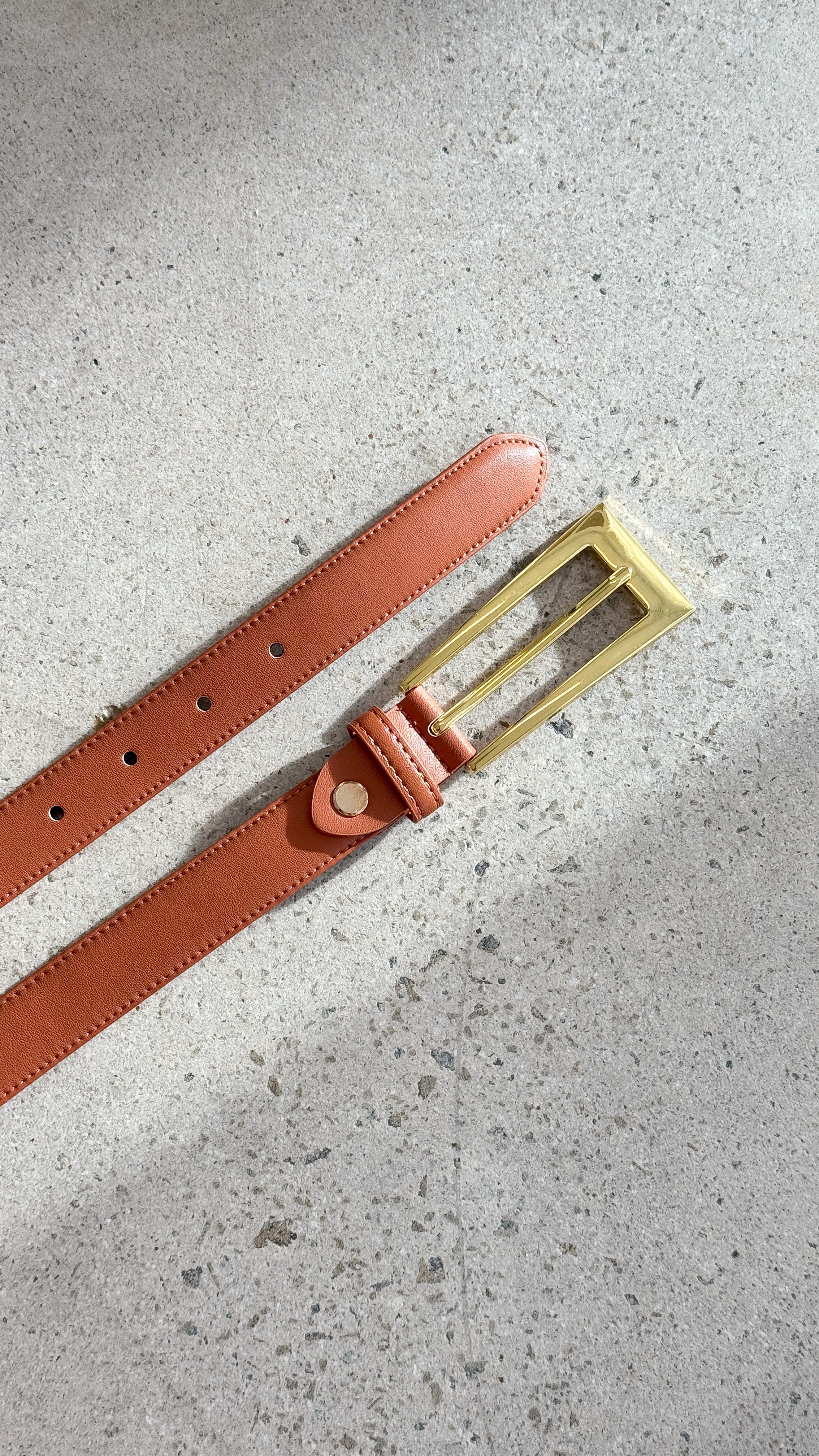 Stacey Belt - Latte / Gold - Billy J