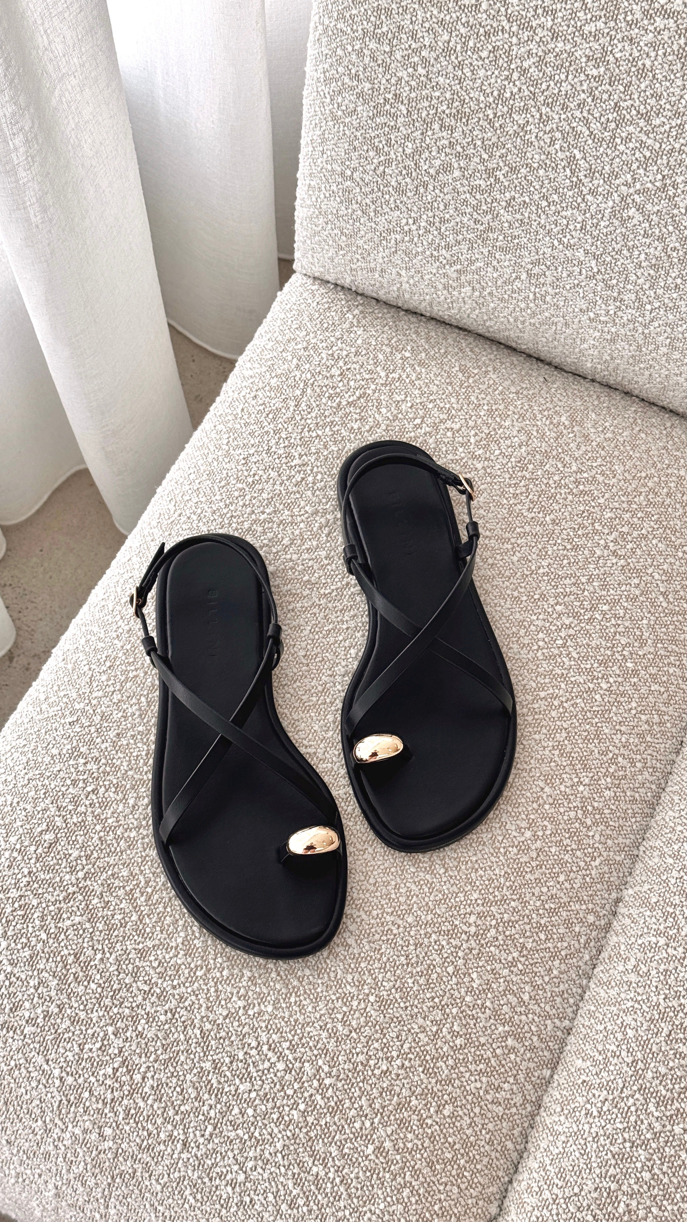 Chandra Sandal - Black - Billy J