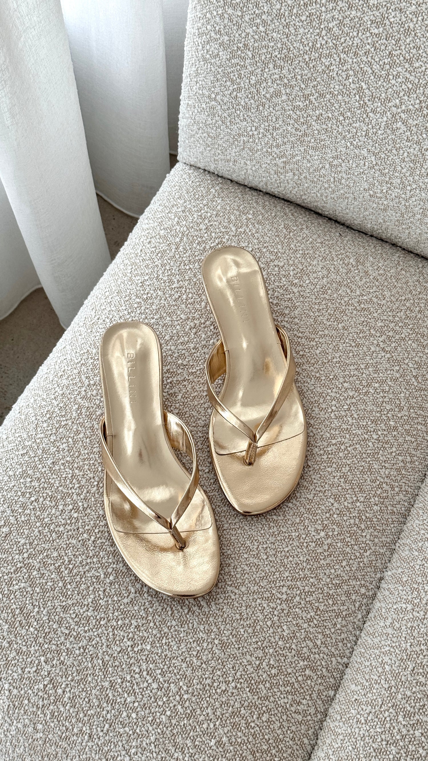 Corri Heel - Gold Metallic - Billy J