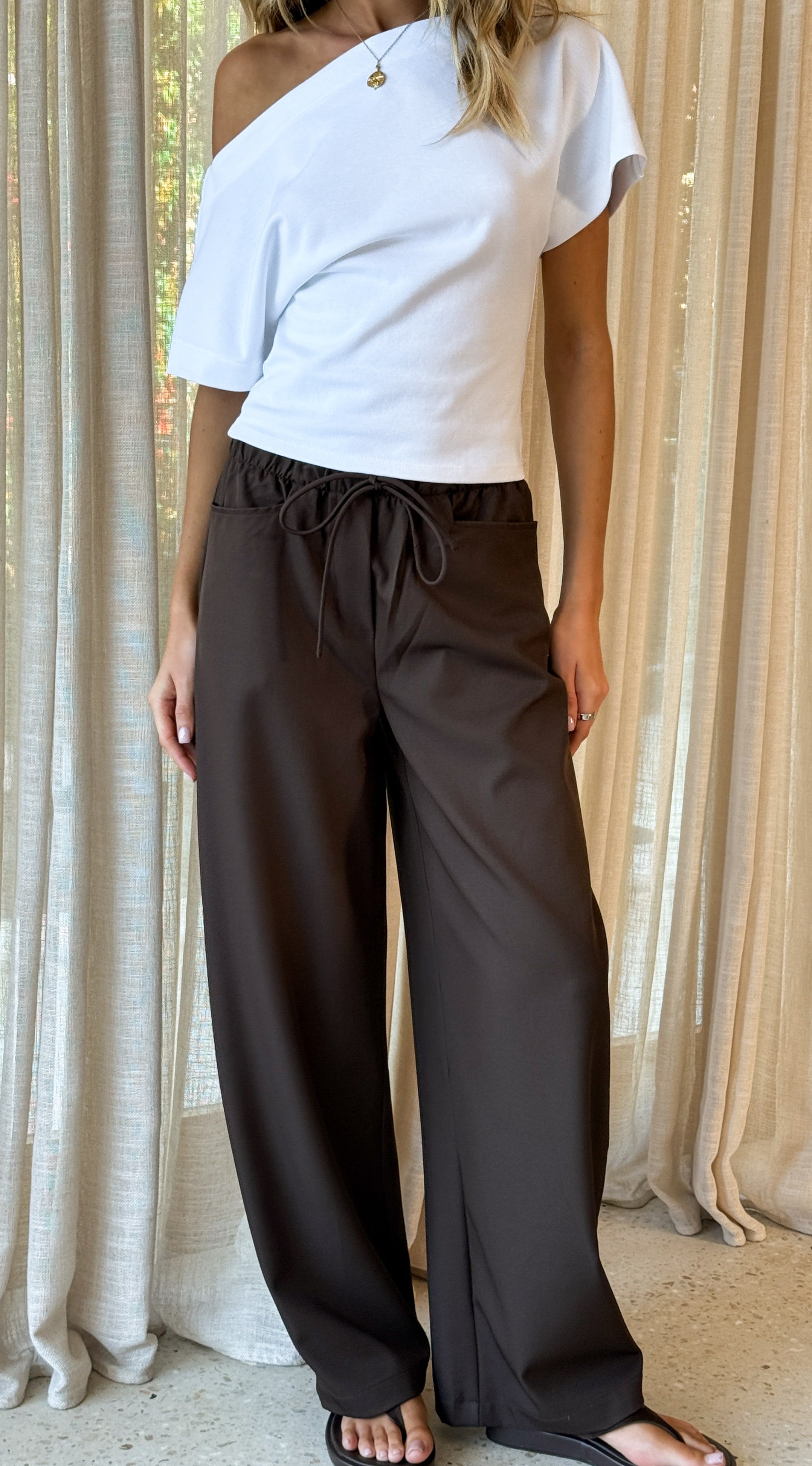 Hayden Pants - Chocolate - Billy J
