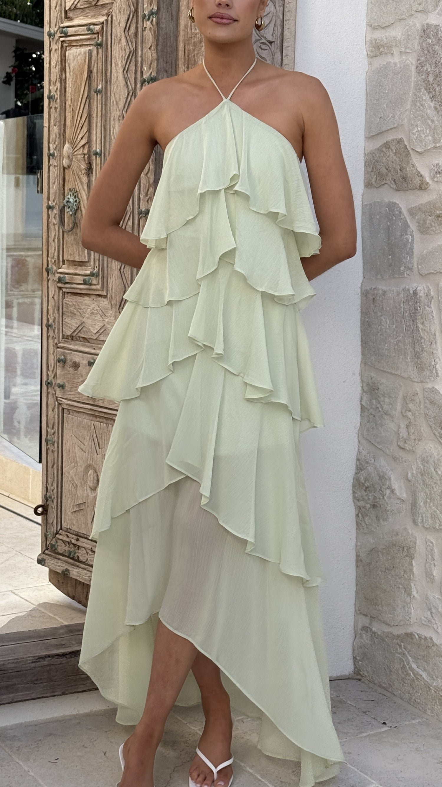 Soho Maxi Dress - Sage - Billy J