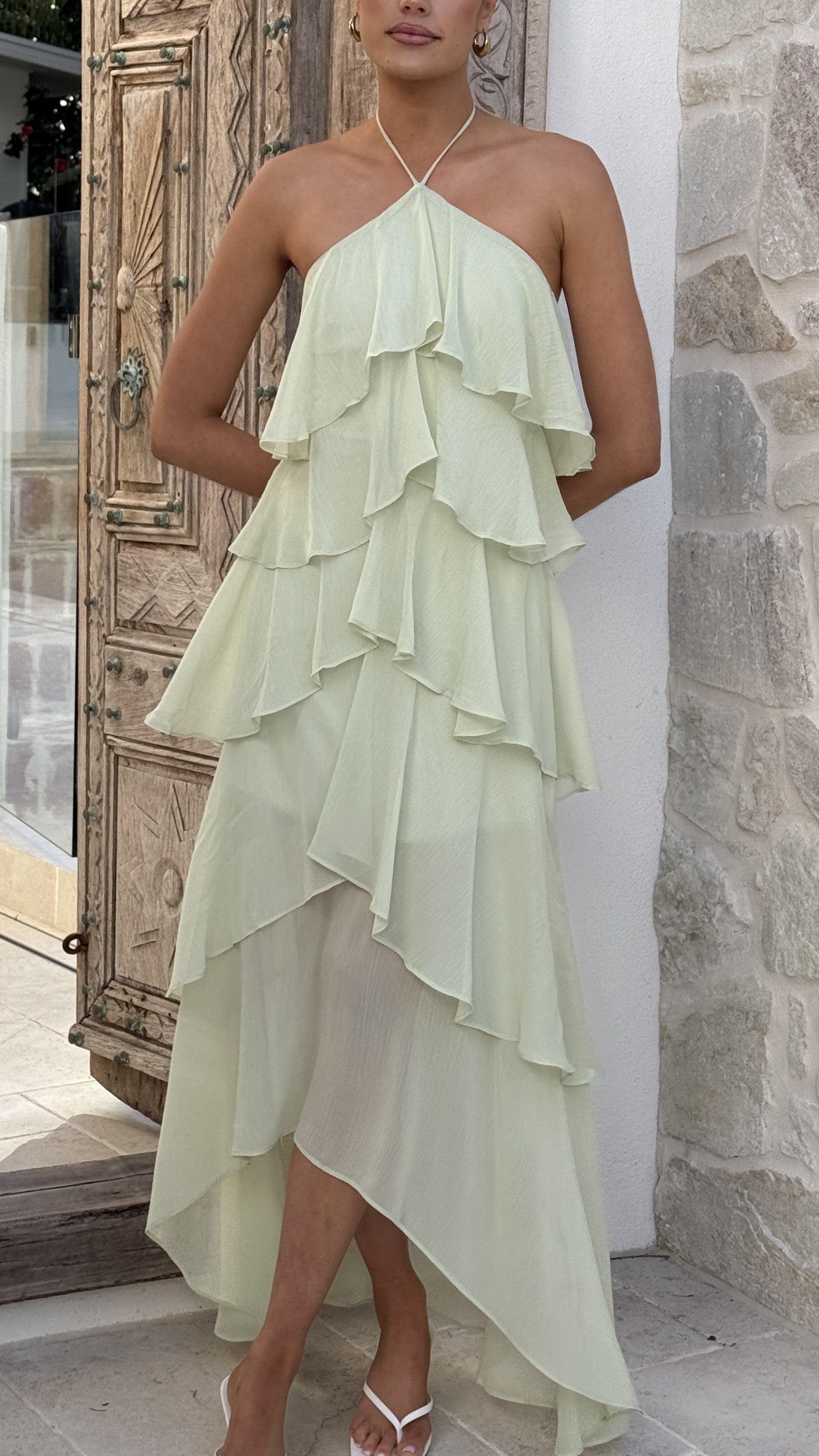 Soho Maxi Dress - Sage - Billy J