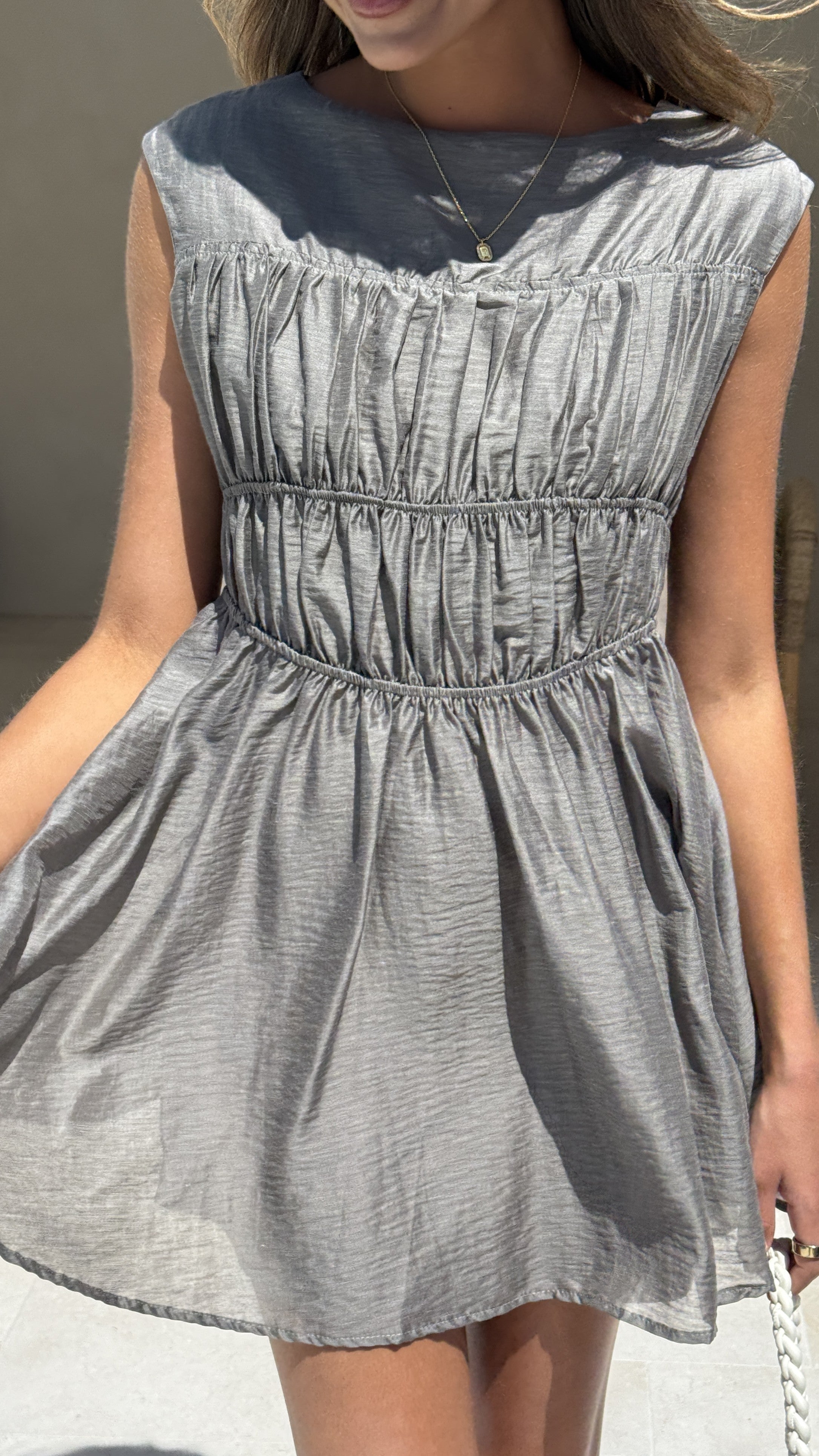 Masha Mini Dress - Khaki - Billy J