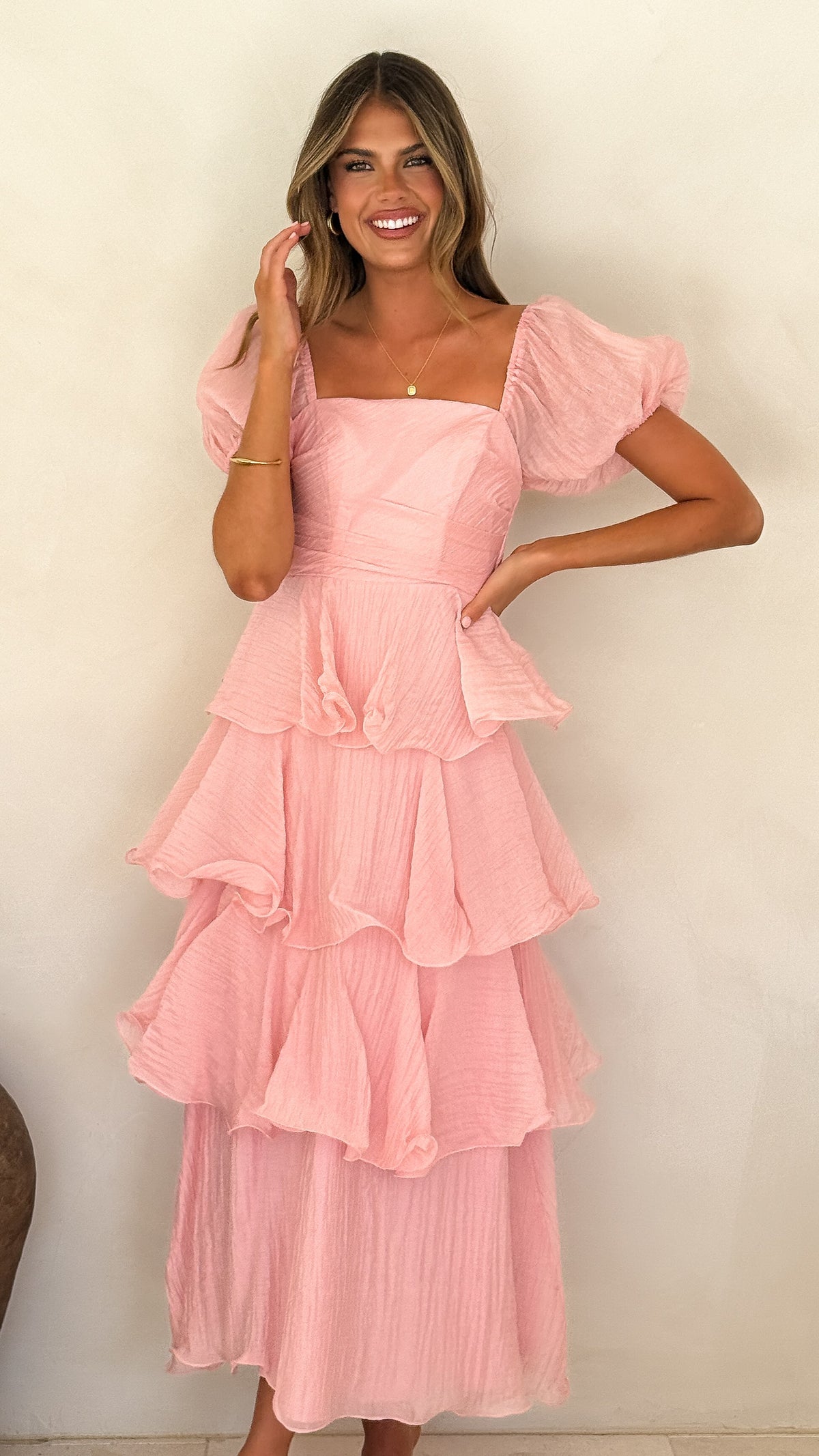 strapless open back dress Haisley Maxi Dress - Pink - Buy Women's Dresses main image 1