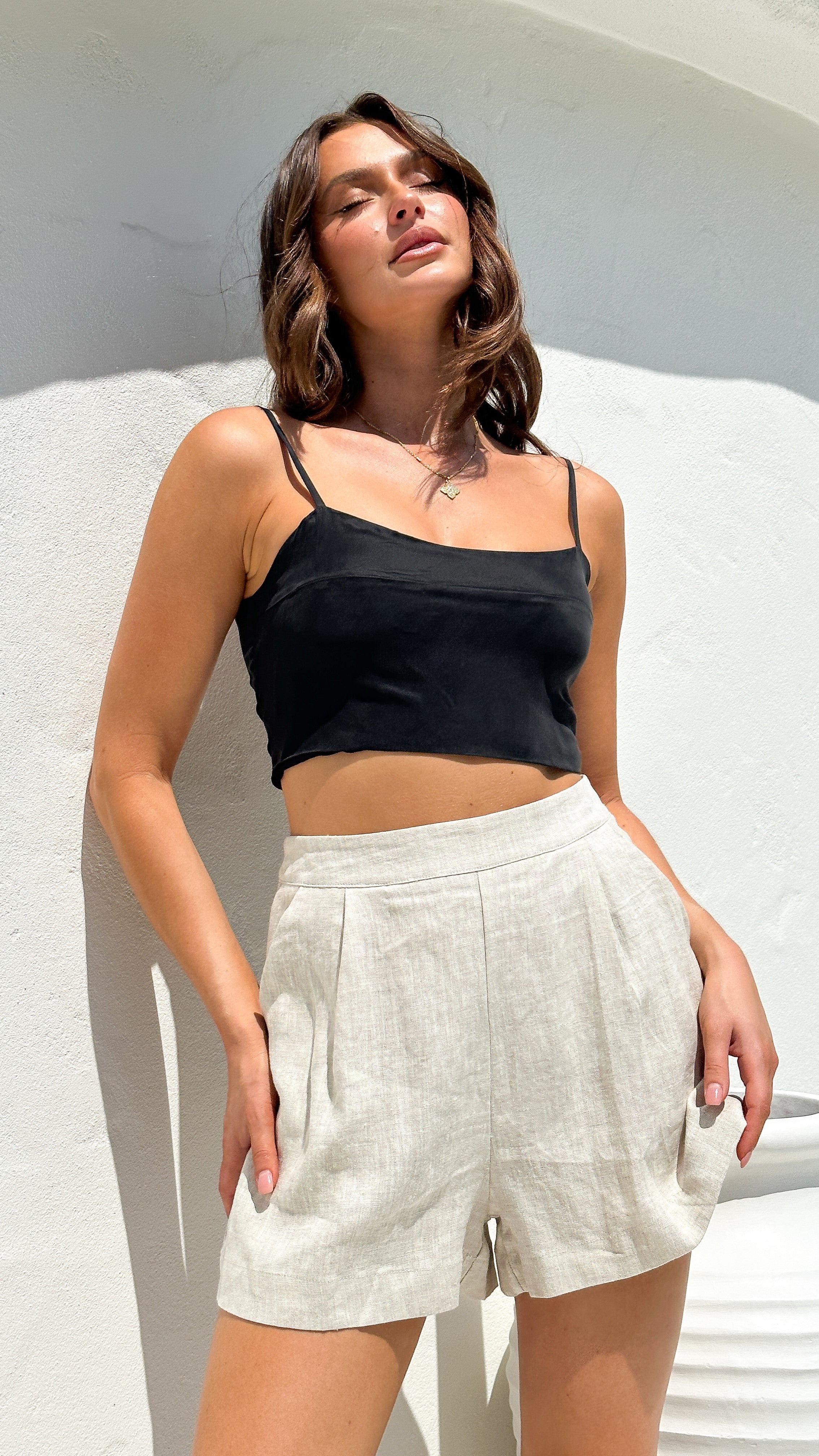 Tillie Shorts - Natural - Billy J