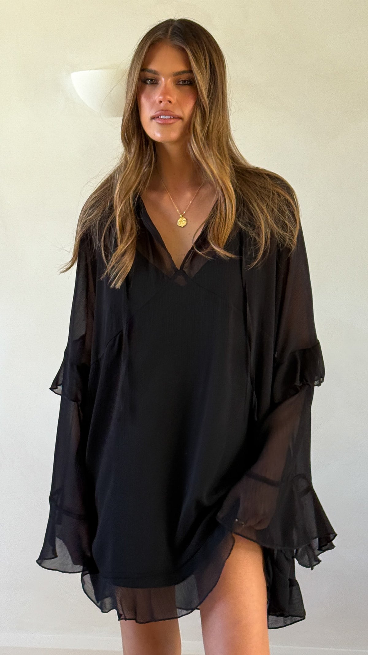 Leera Mini Dress - Black - Billy J