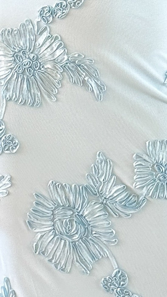 Darlee Maxi Dress - Baby Blue Floral - Billy J