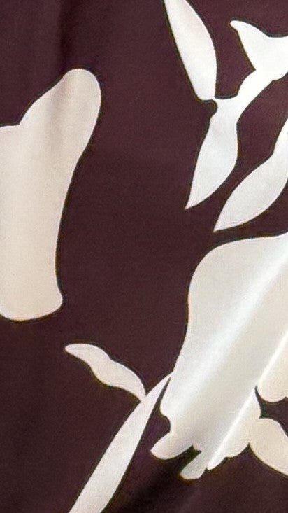 Hadas Maxi Dress - Chocolate/White Print - Billy J