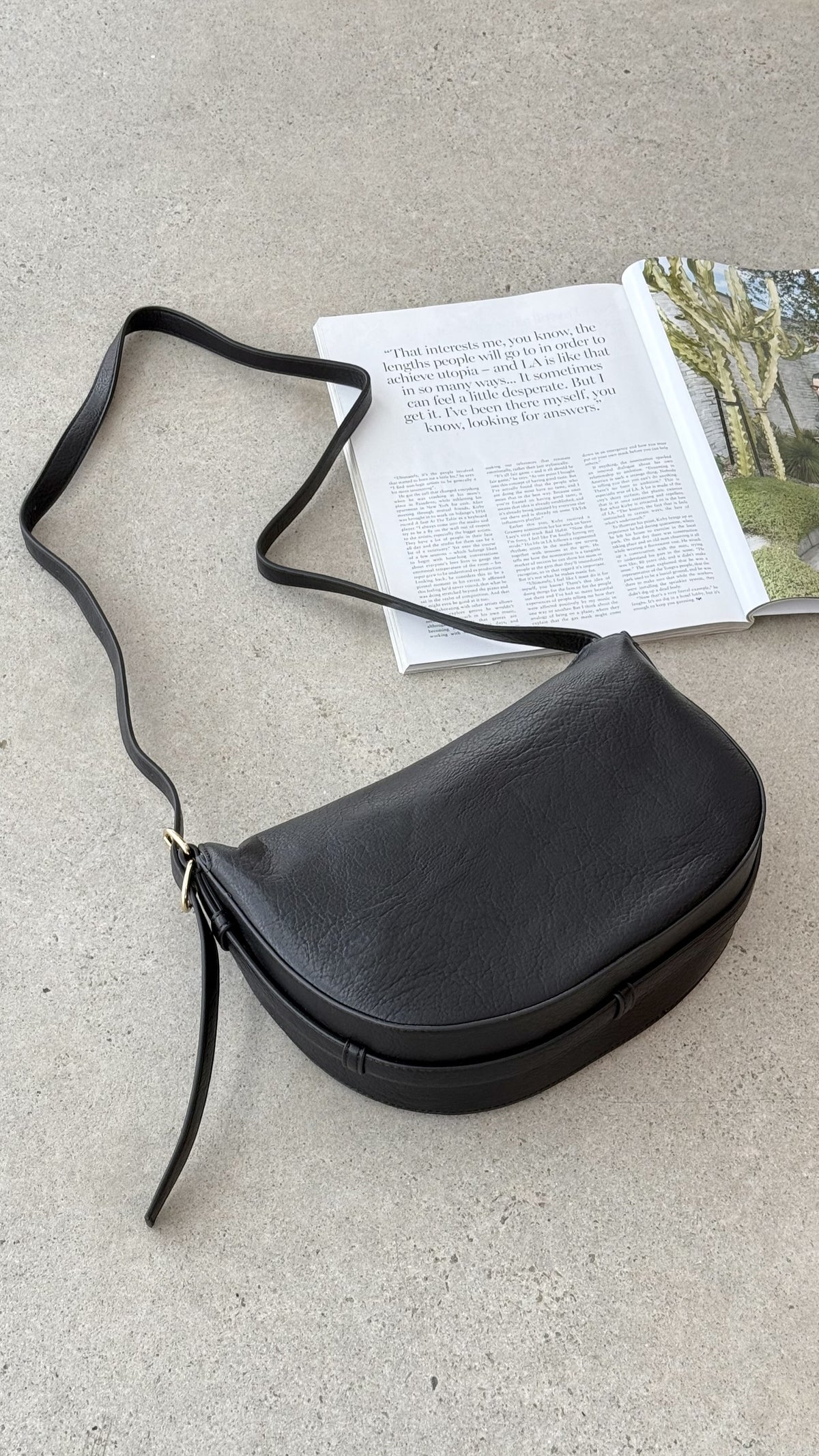 Collins Crossbody Bag - Black - Billy J