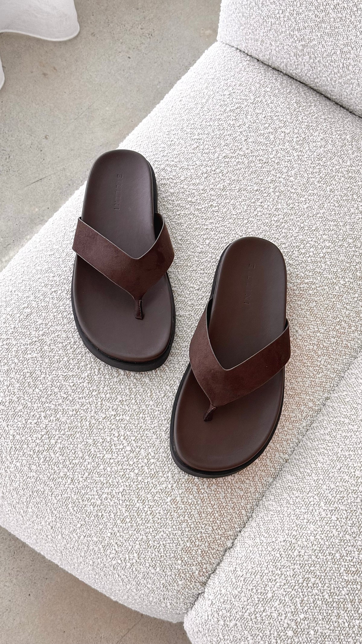 Aila Thong - Dark Cacao Suede - Billy J