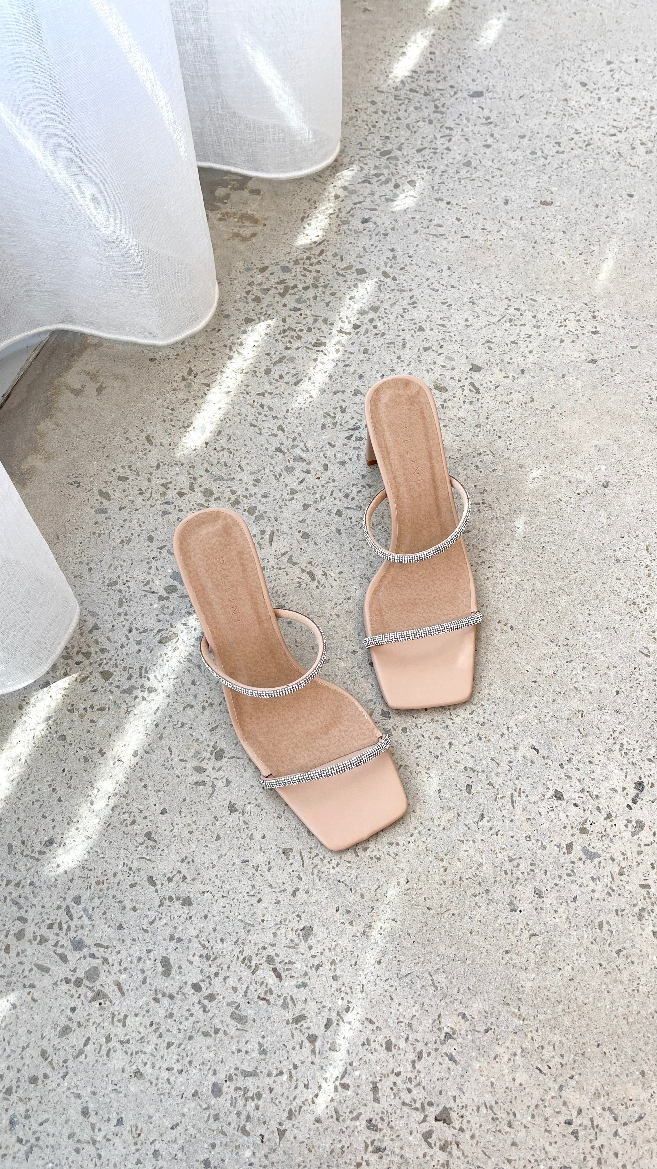 Kallie Heel - Nude Diamante - Billy J