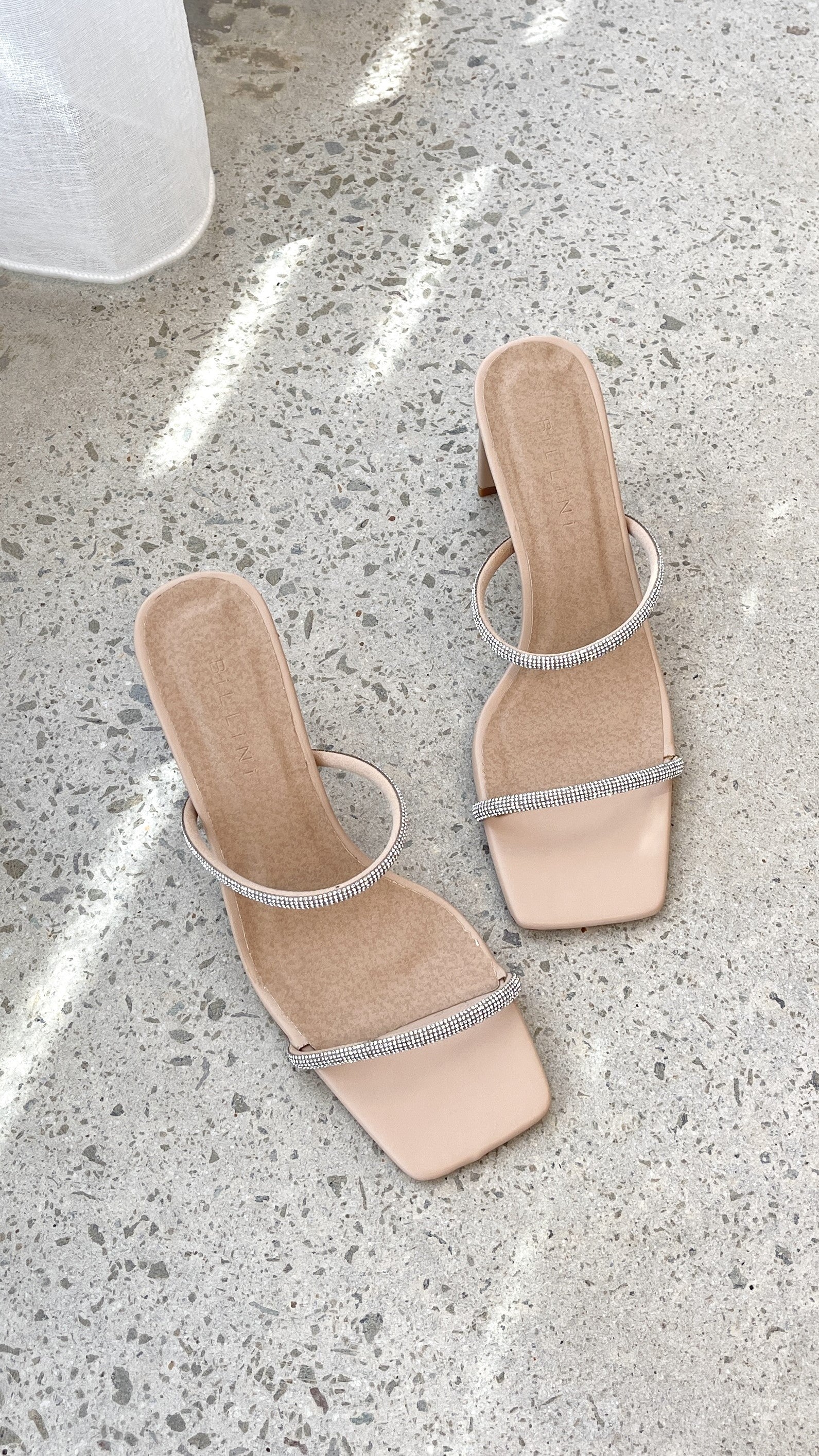 Kallie Heel - Nude Diamante - Billy J