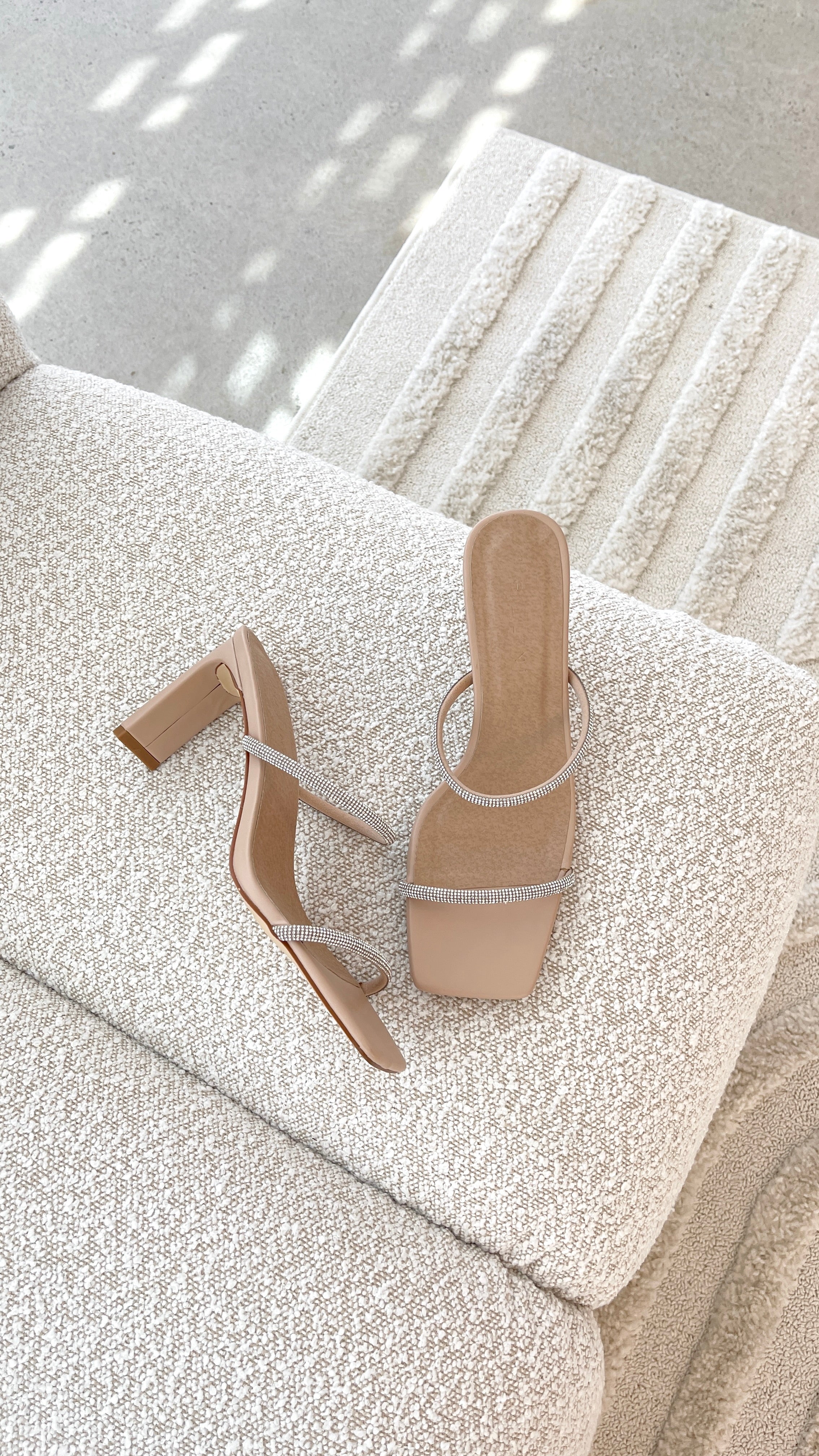 Kallie Heel - Nude Diamante - Billy J
