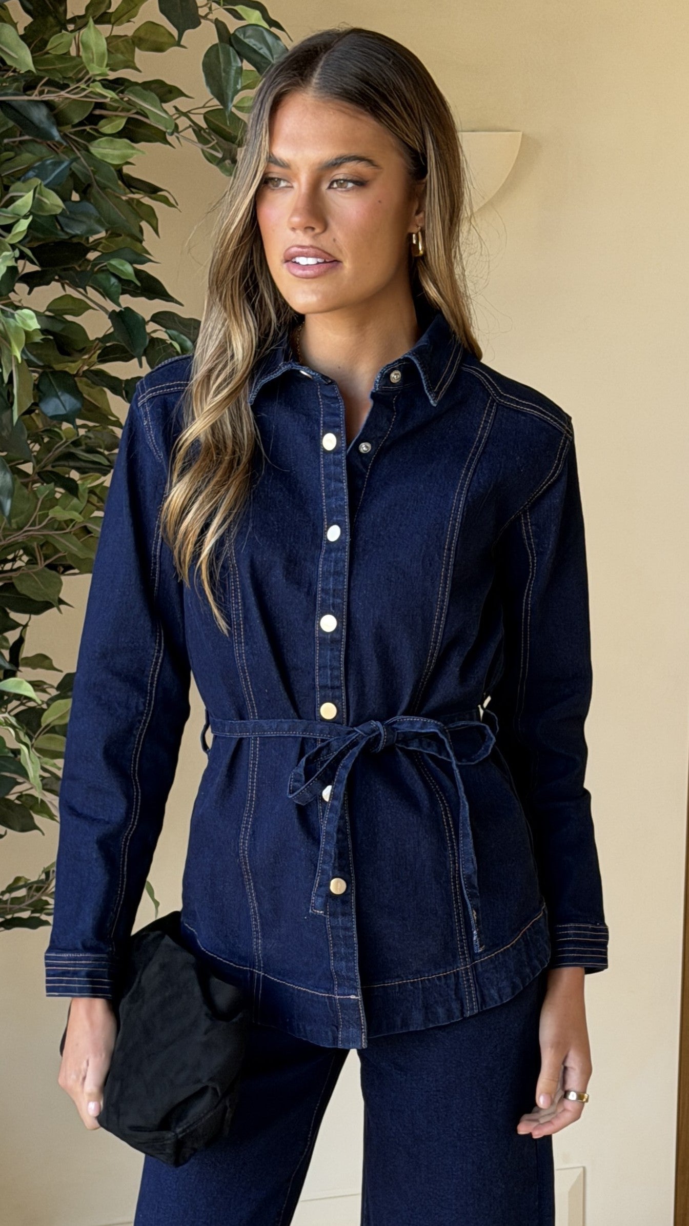 Selene Denim Jacket - Indigo - Billy J