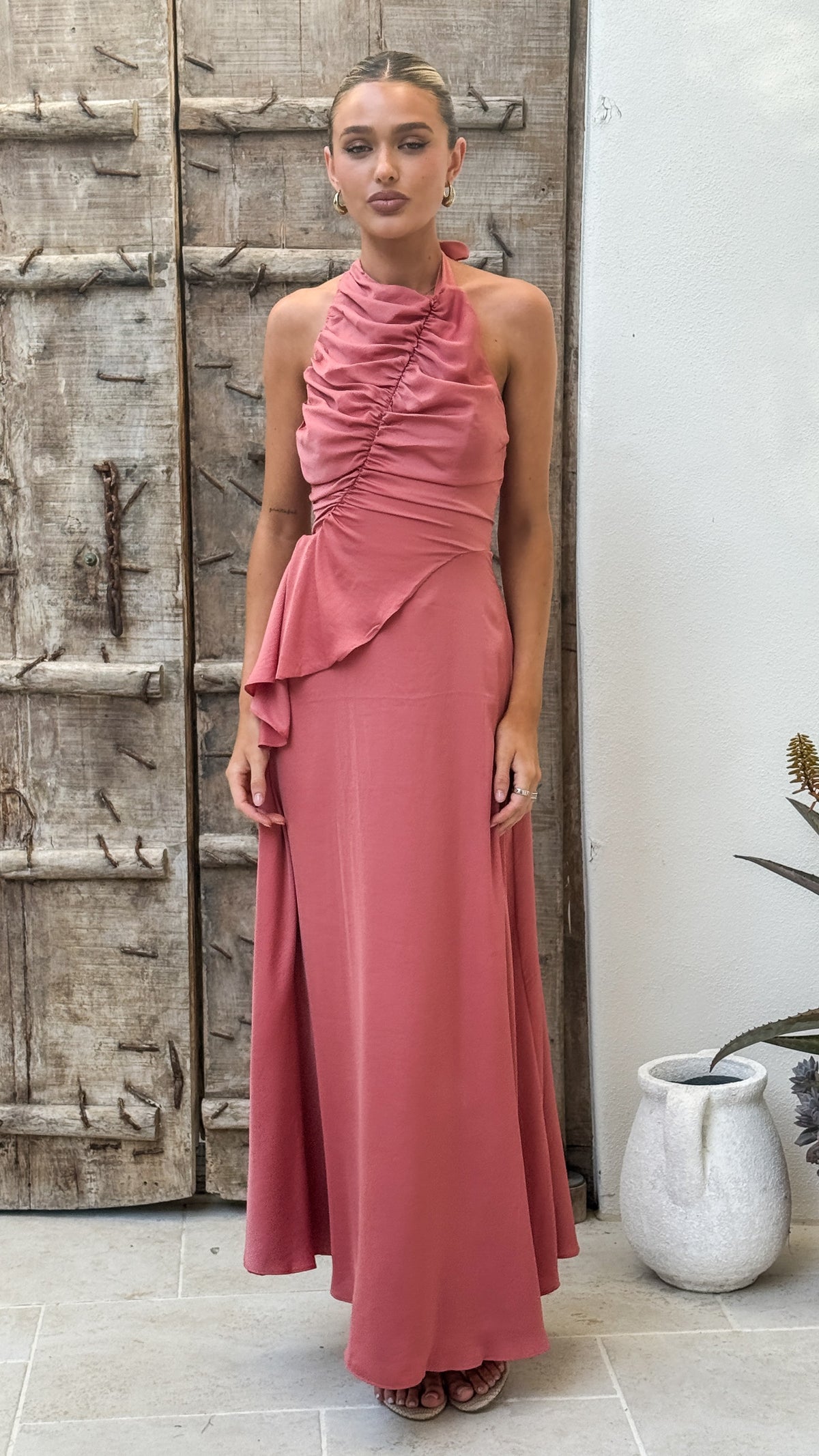 Jas Maxi Dress - Dusty Rose - Billy J