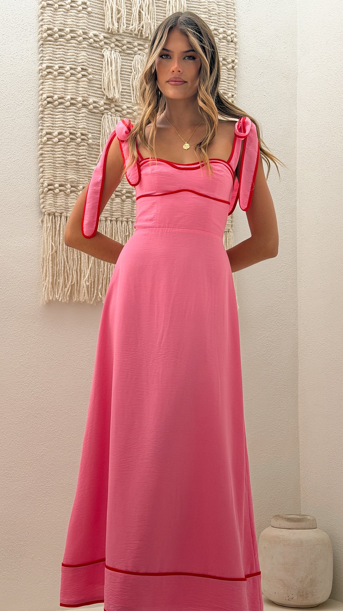 Beverly Maxi Dress - Pink - Billy J