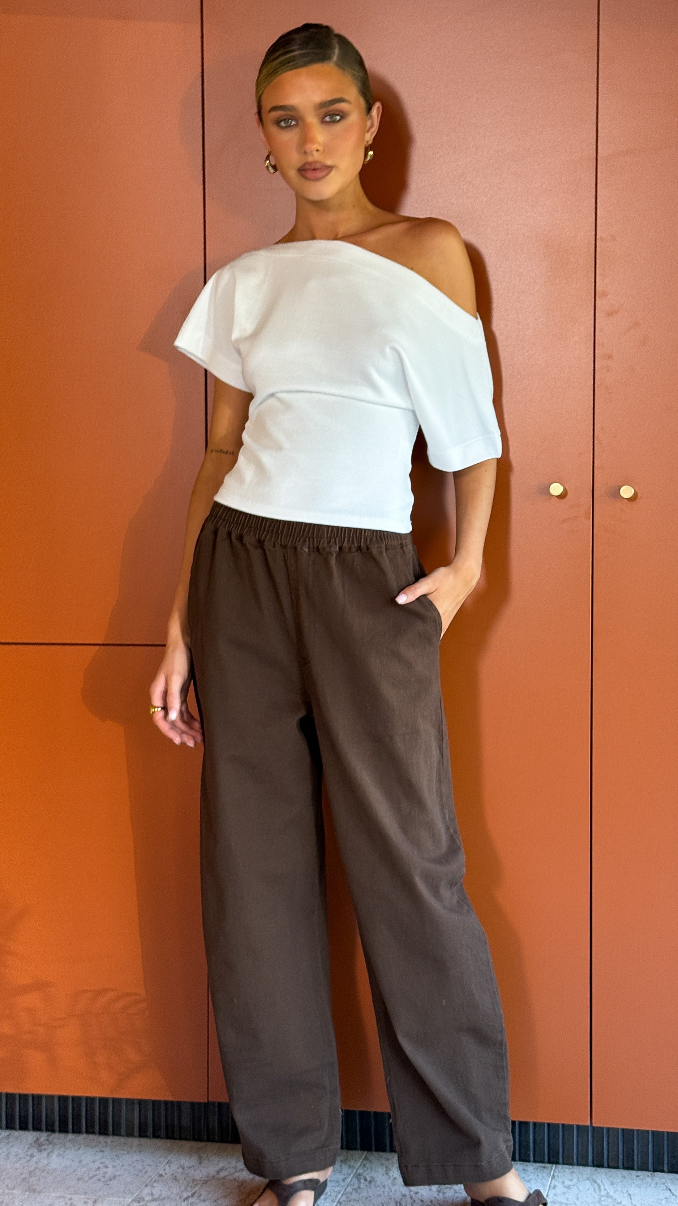 Delia Pants - Chocolate - Billy J
