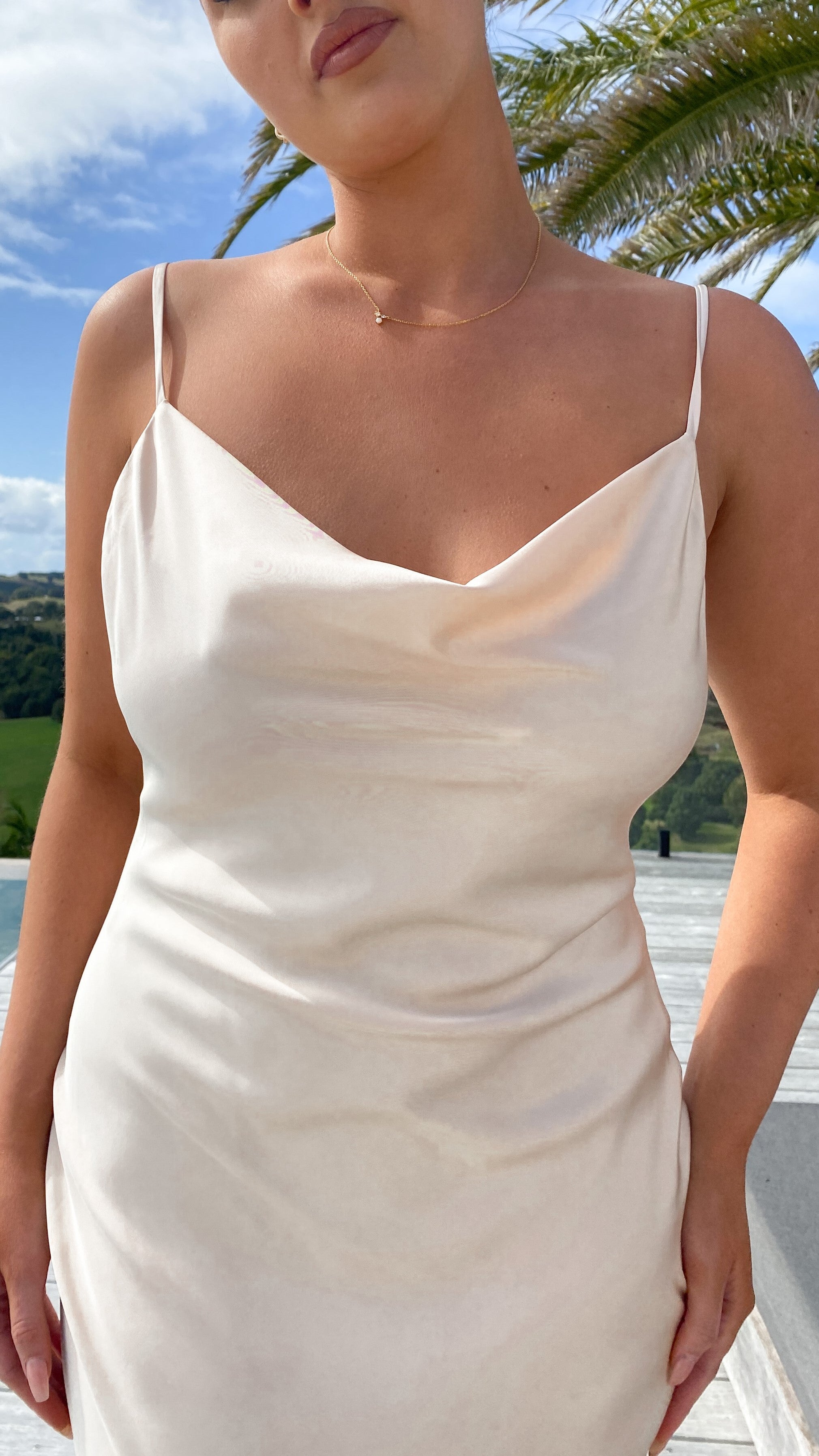 Willow Maxi Dress - Soft Gold - Billy J