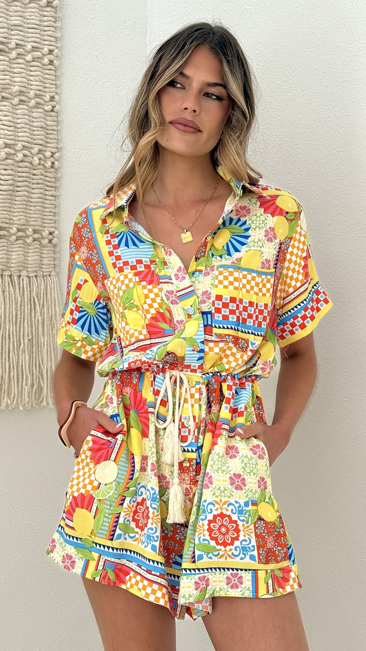 Rama Playsuit - Italian Summer - Billy J