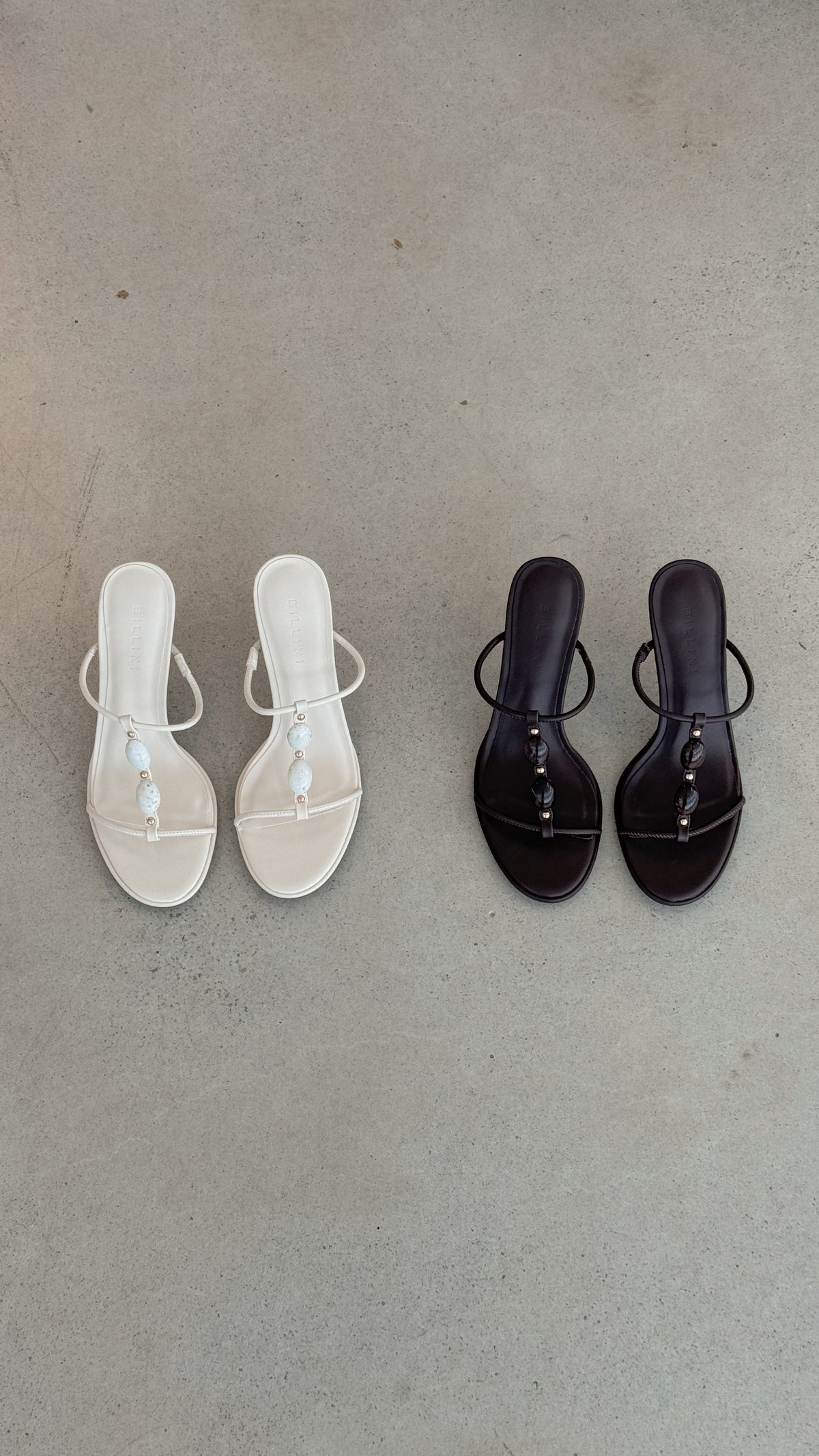 Olympie Heel - Bone - Billy J