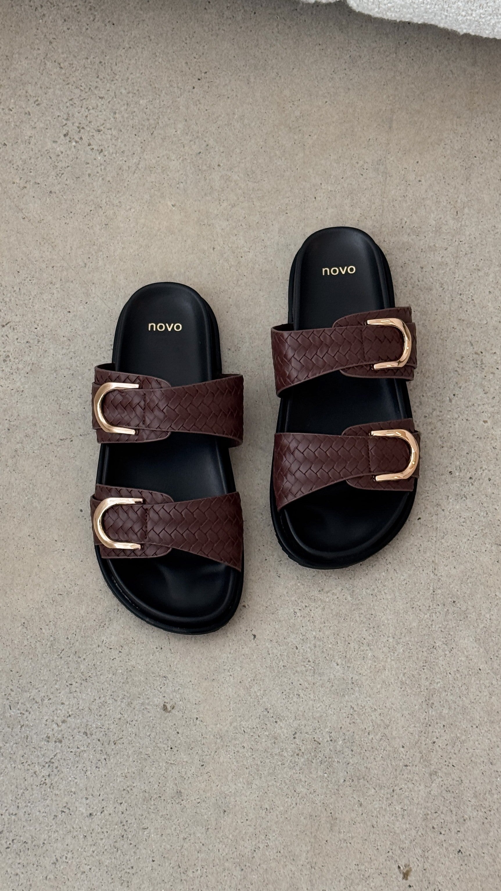 Rosalyn Slides - Chocolate - Billy J