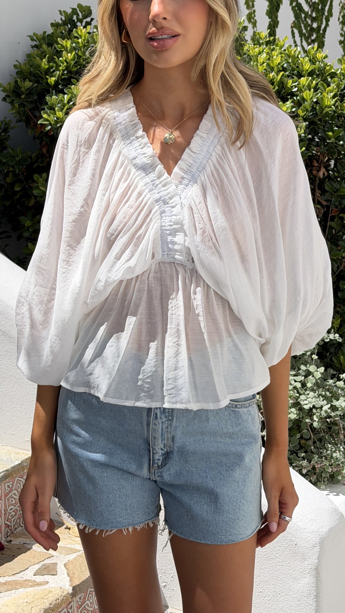 Sutton Top - White - Billy J