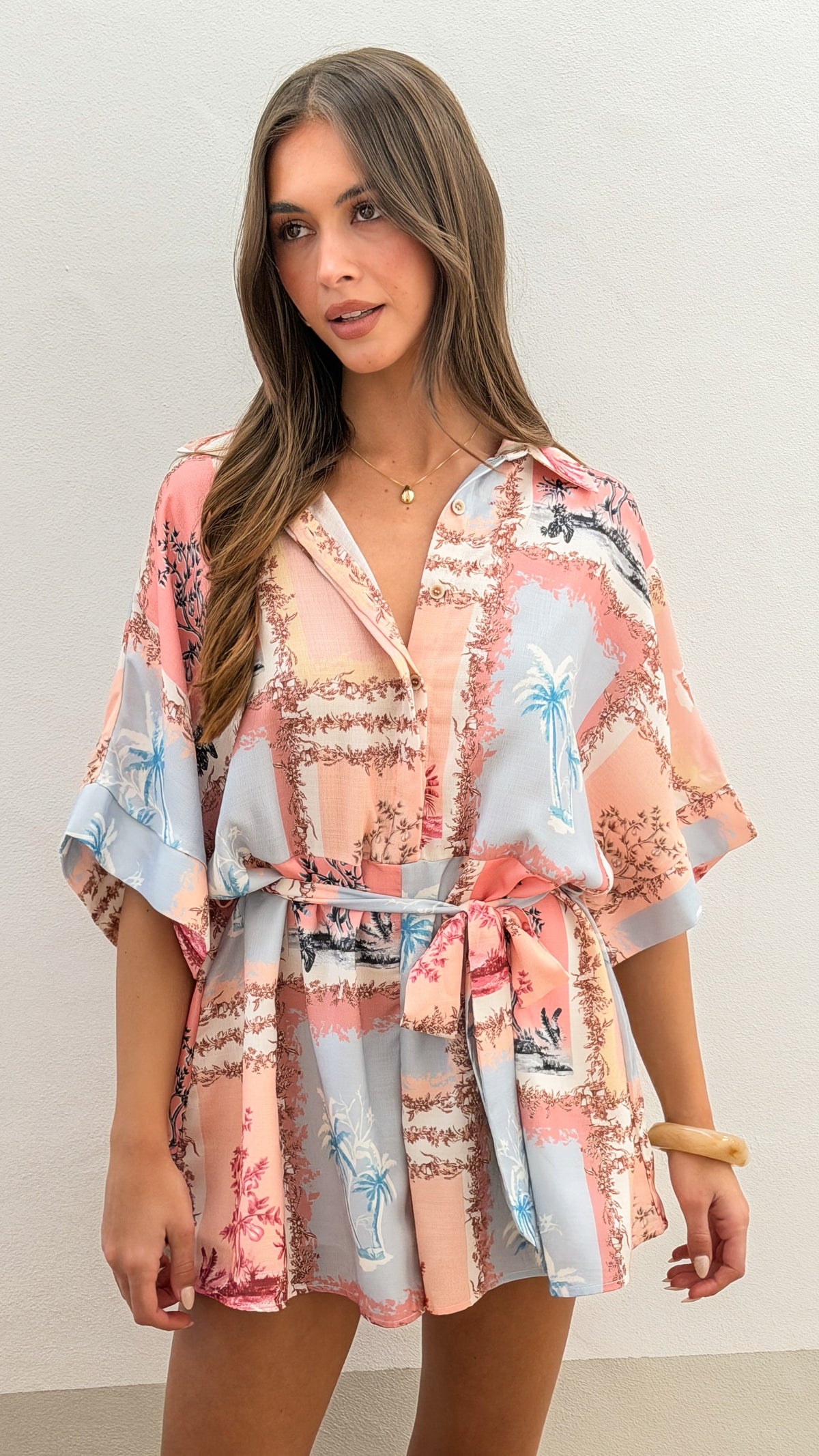 Carmen Playsuit - Multi Print - Billy J