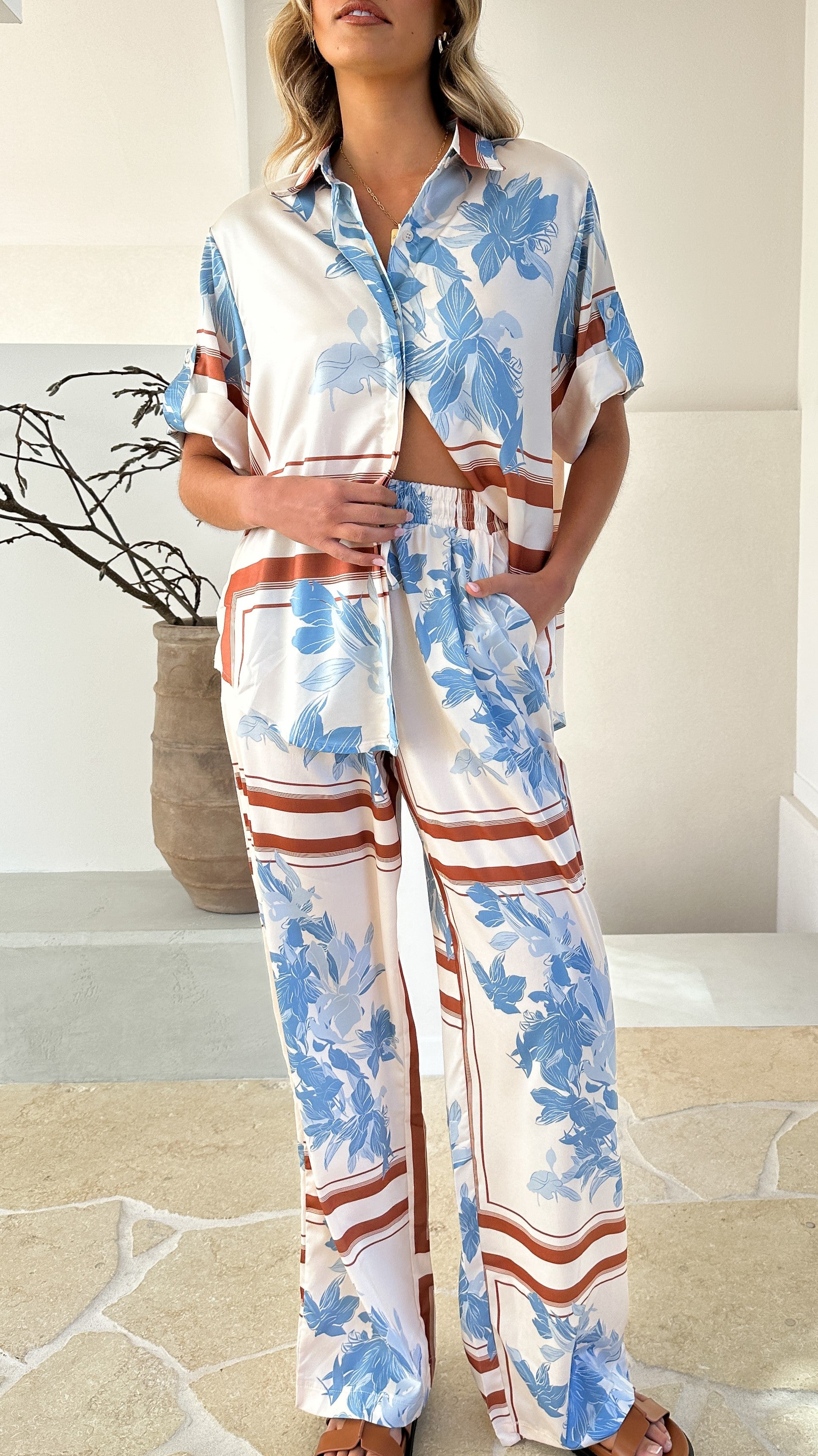 Valene Pants - Amore Print - Billy J