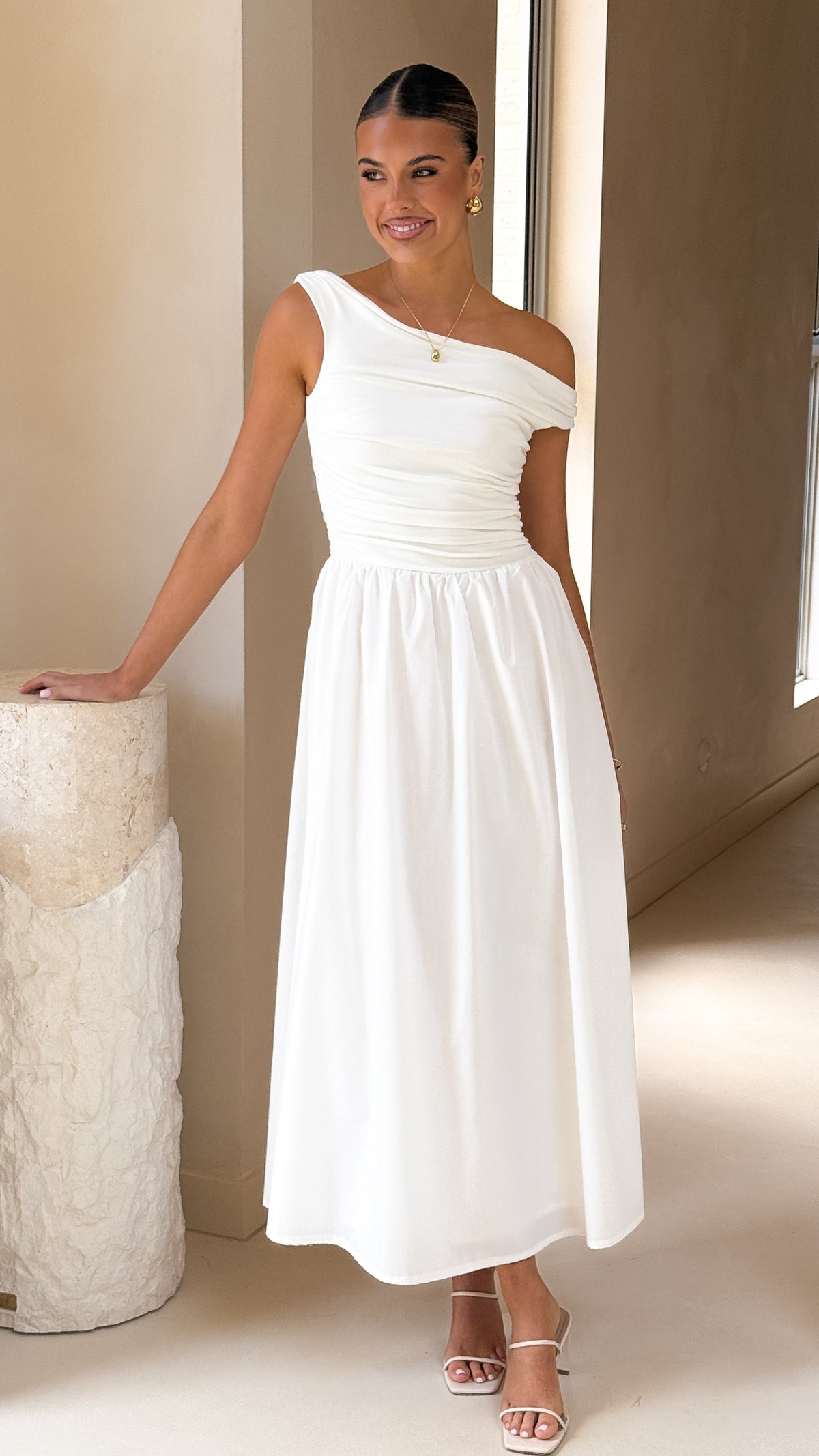 debbie midi dress billy j Immy Midi Dress - White - Buy Women's Dresses