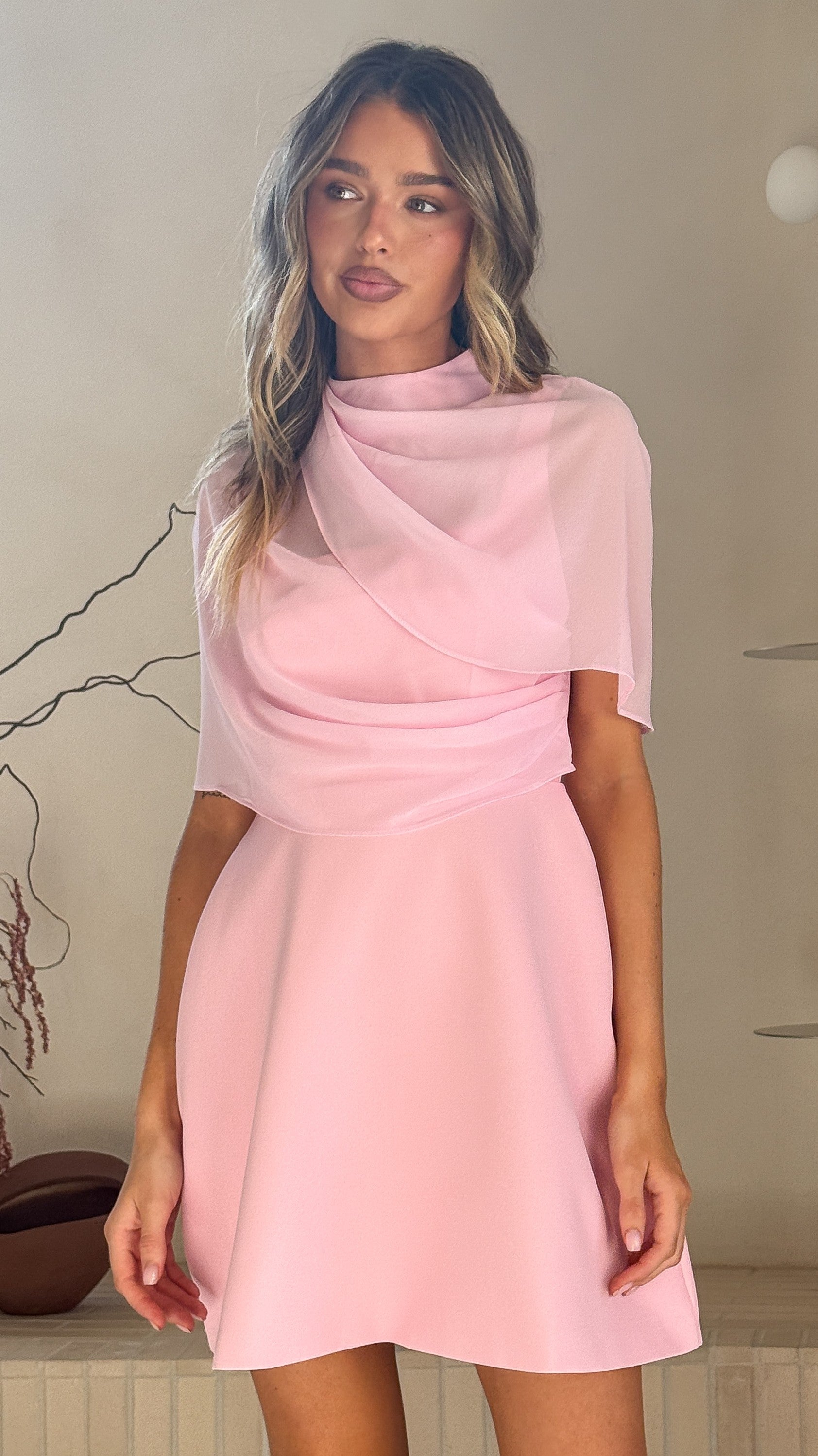 Zahni Mini Dress - Pink - Buy Women's Dresses - Billy J