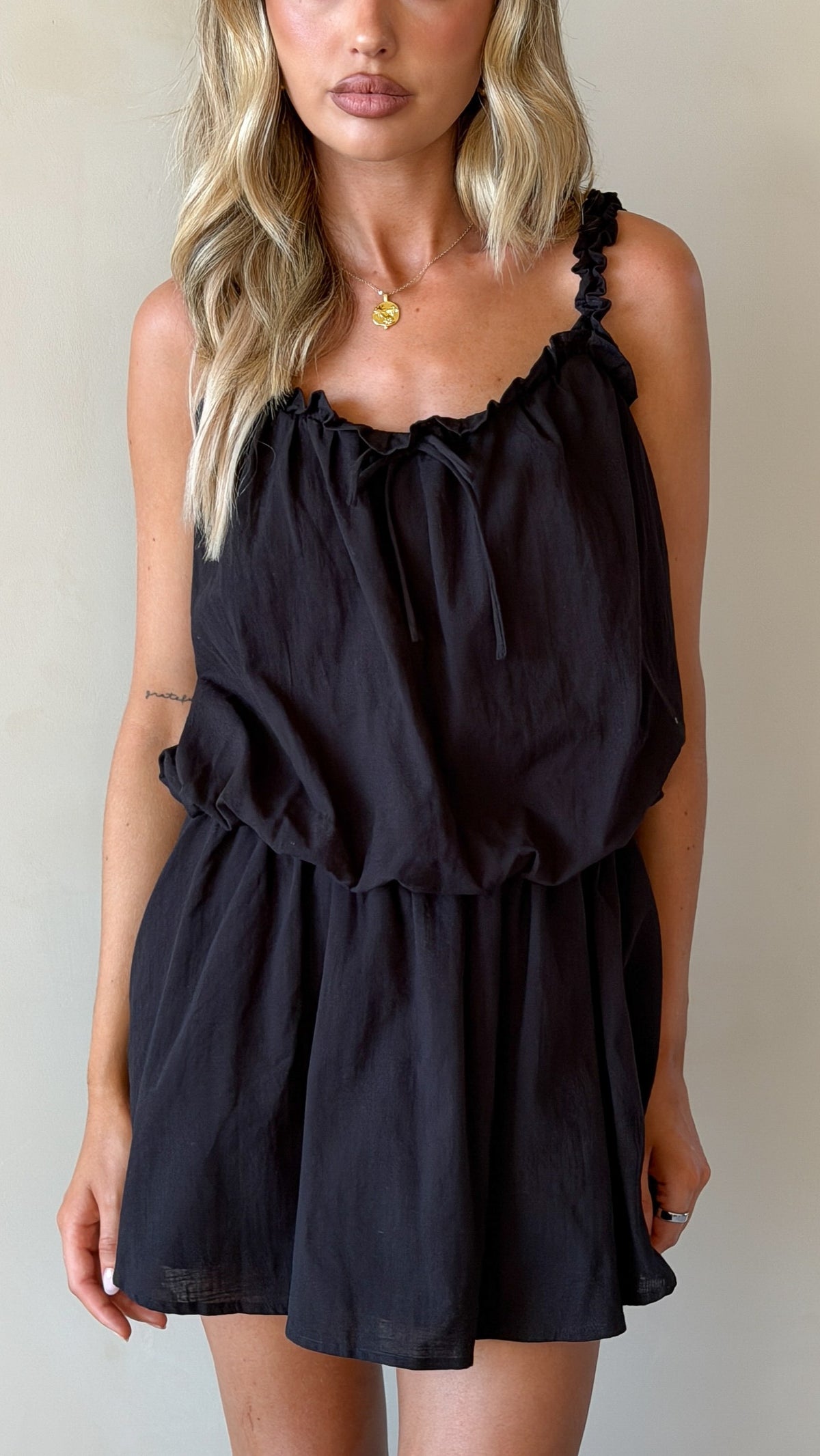 Brittany Mini Dress - Black - Billy J