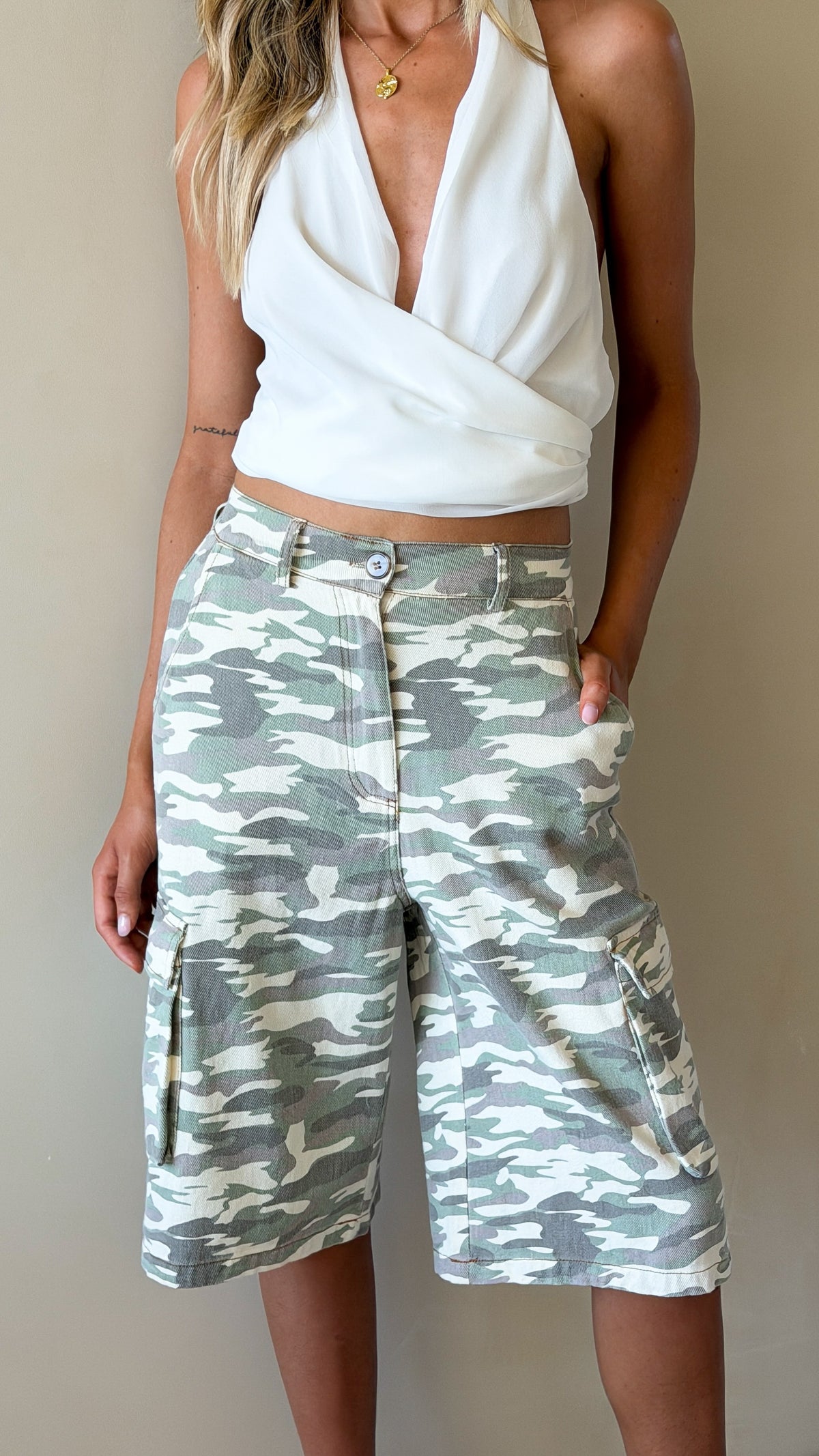 Parker Cargo Short - Light Camo - Billy J