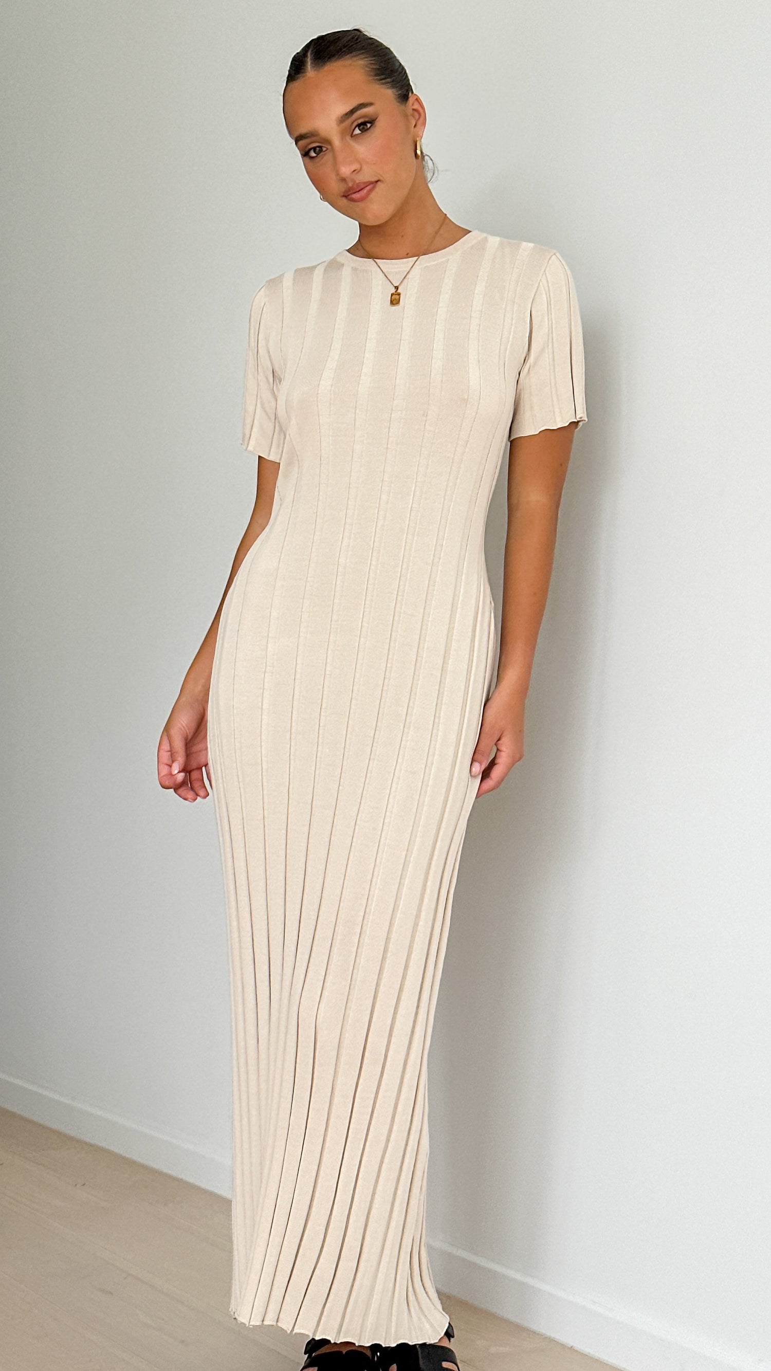 Mari Maxi Dress - Sand - Billy J