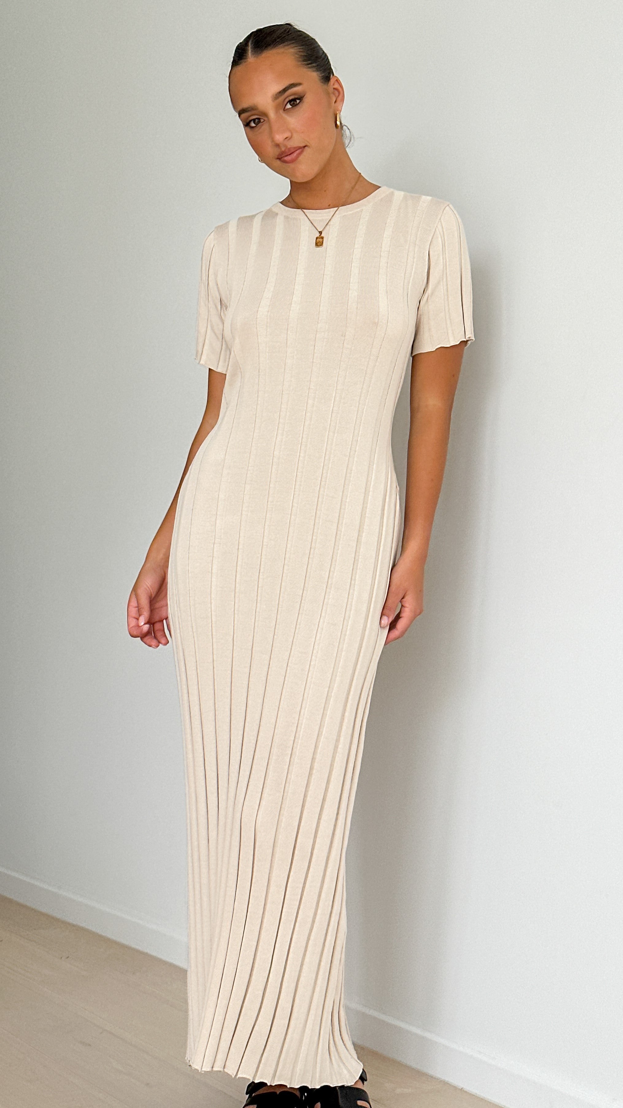 Mari Maxi Dress - Sand - Billy J